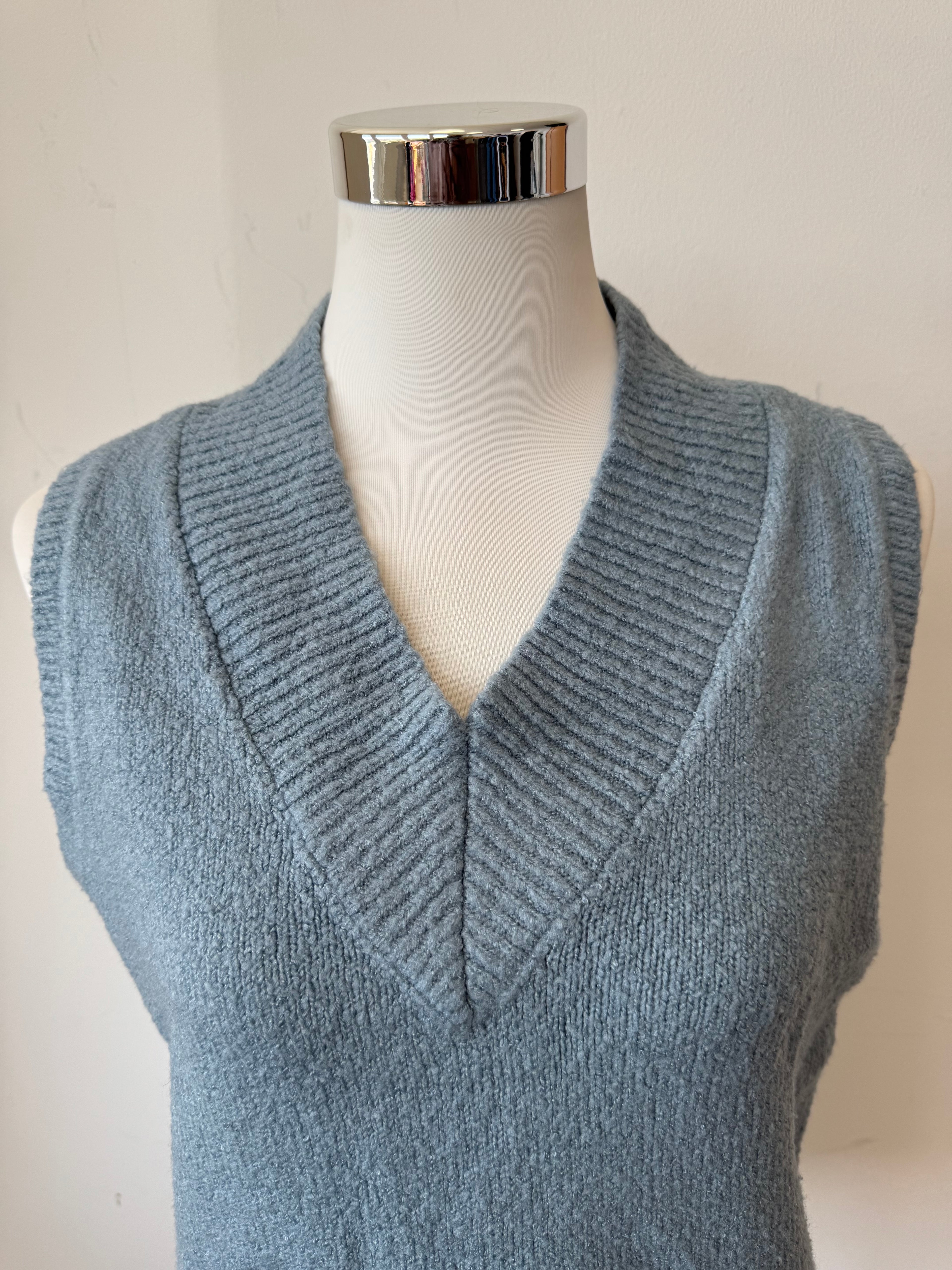 Liberté Essentiel Strickweste – Hellblau, Größe S, Wie Neu