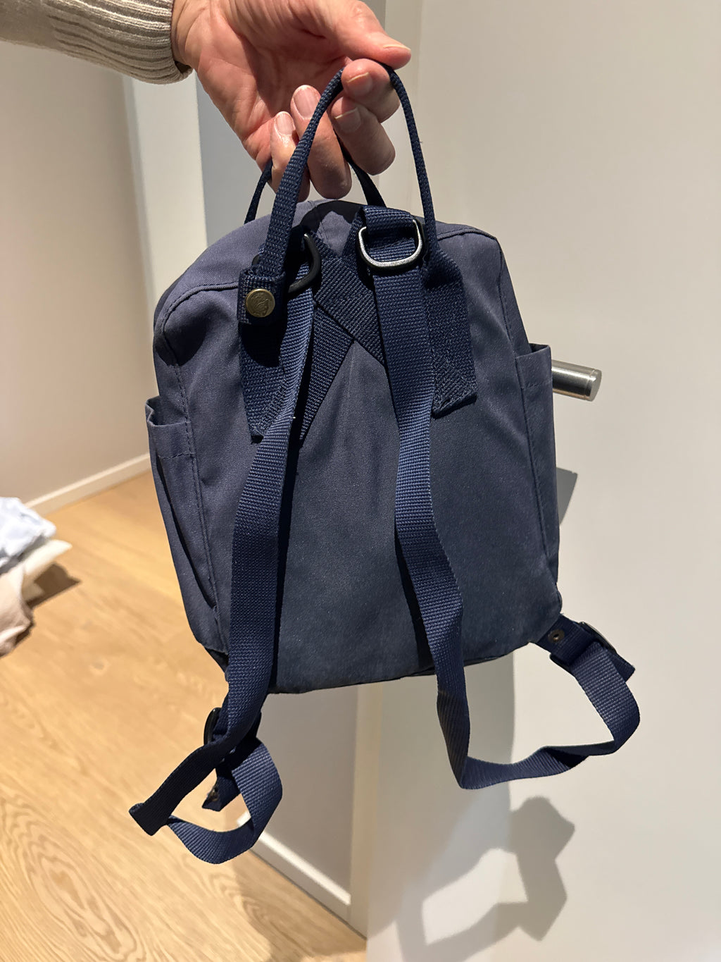 Fjällräven Kånken Mini Backpack Navy Blue, Small, Normal Use, 30cm Long