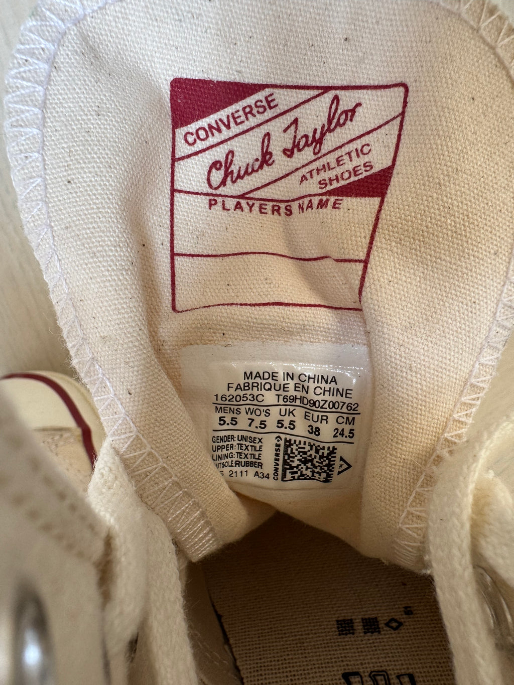 Converse Chuck 70 High Top Cream EUR 38 Very Good Condition