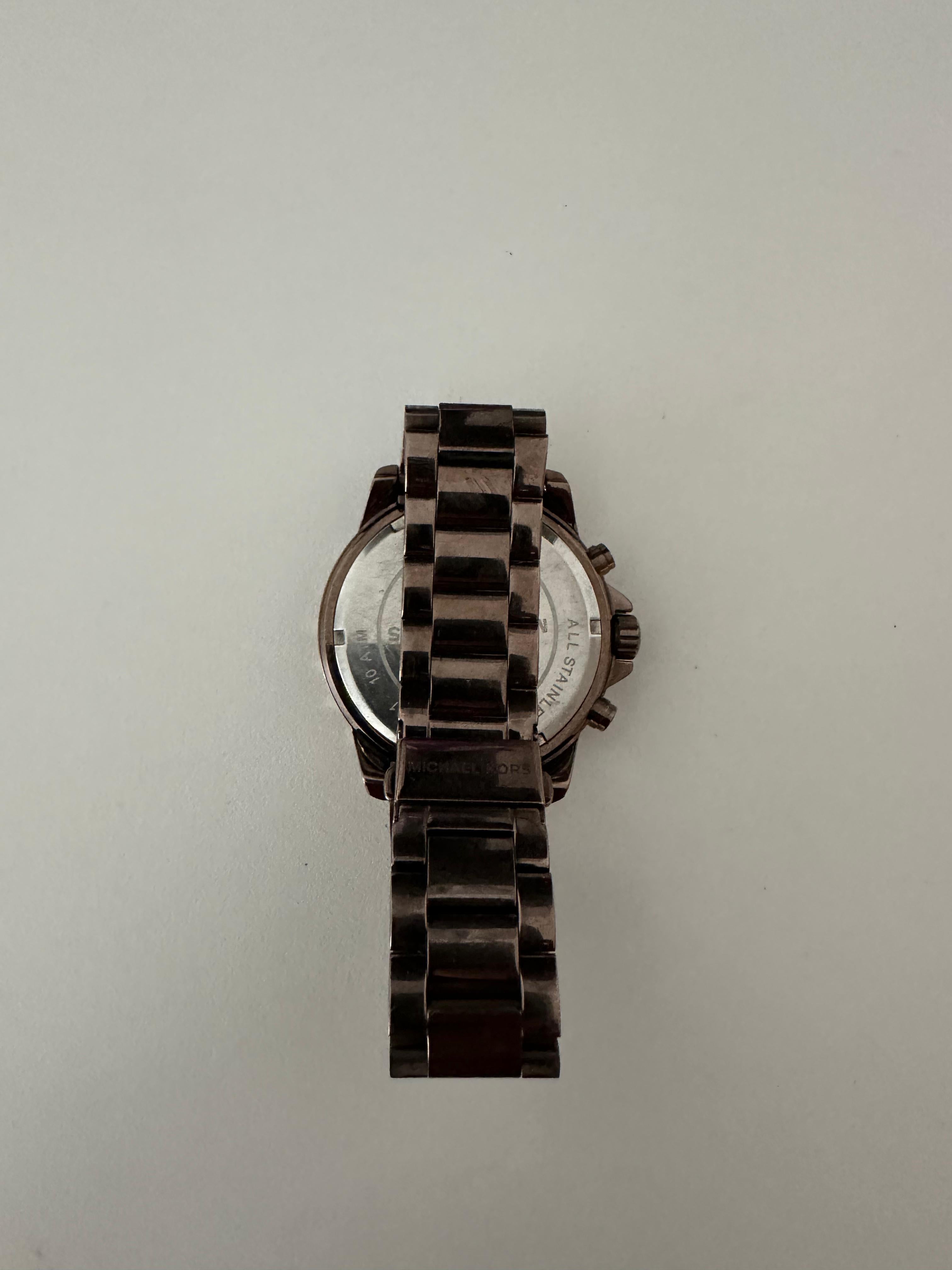 Michael Kors Chronograph MK5592 – Rose Gold/Brown, 42mm, Excellent