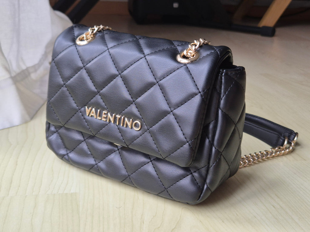 Valentino Bags „Ocarina Mini“ Schultertasche, schwarz, wie neu, 20x14x8 cm