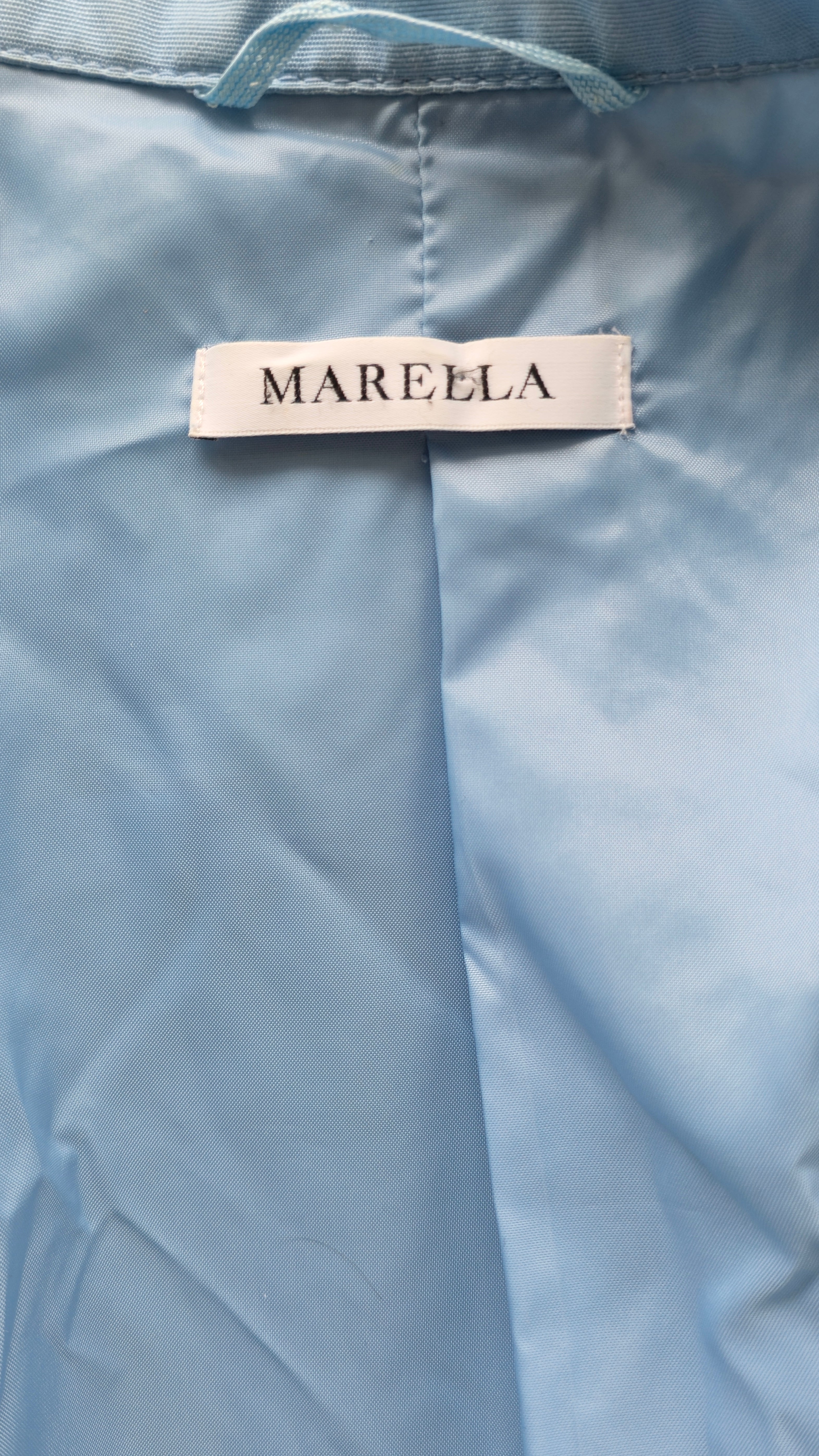 Marella light blue nylon utility jacket, size D 36 / UK 10, very good condition