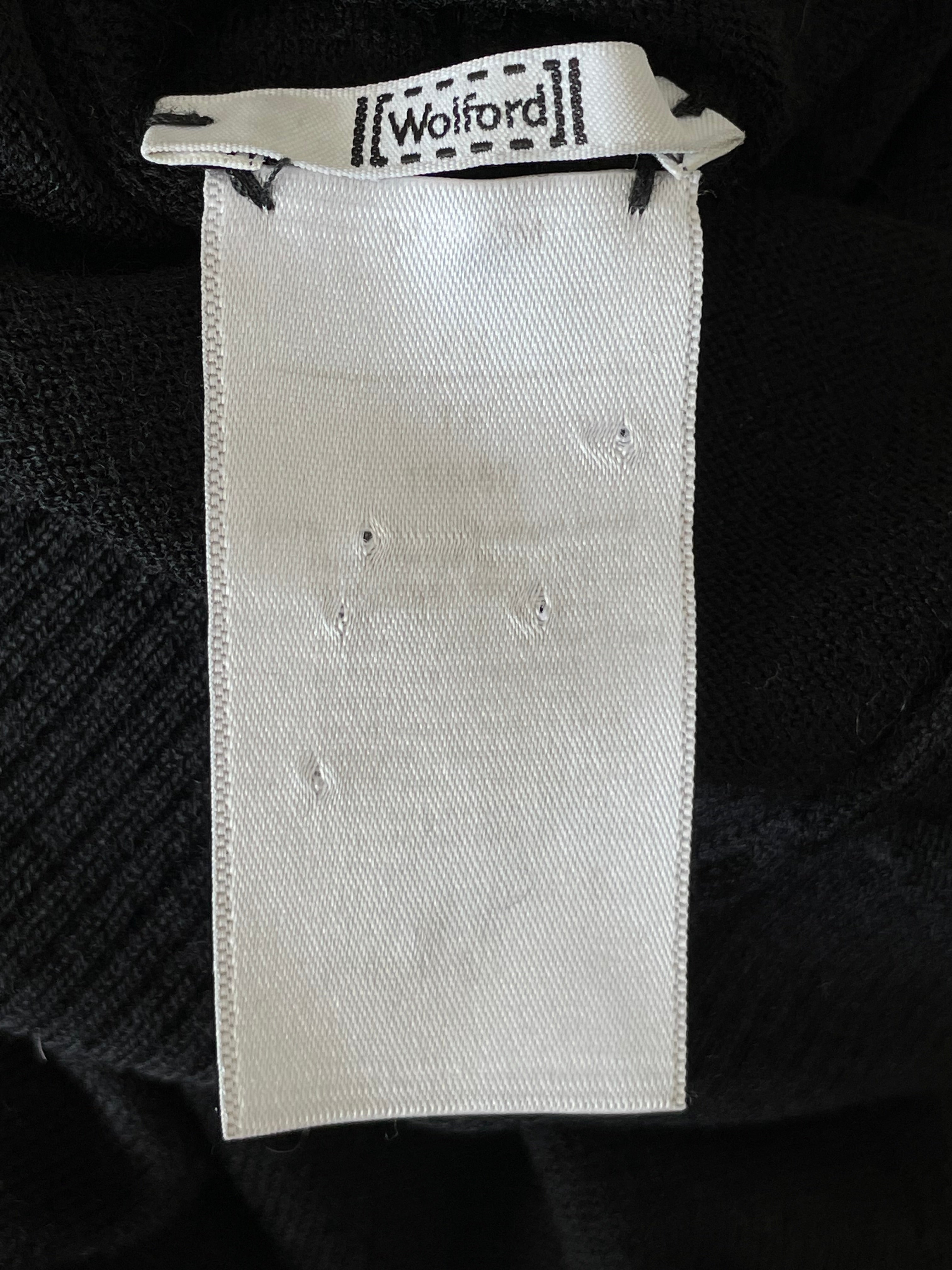 Wolford Rollkragenpullover Schwarz Gr. M – klassisch, guter Zustand