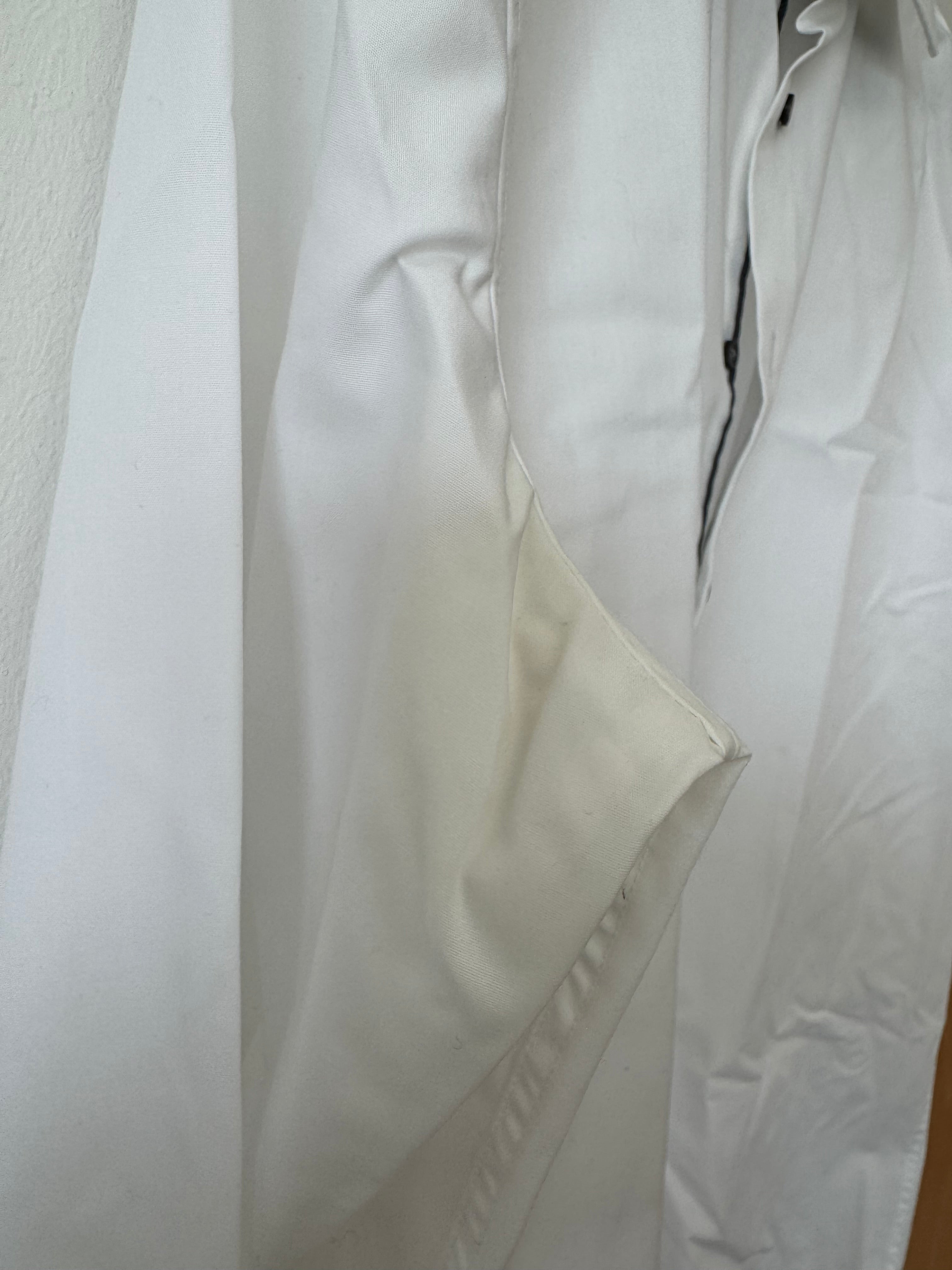 Seidensticker Tailored Hemd – Weiß, Gr. 42 (16½), Baumwolle, Gebraucht