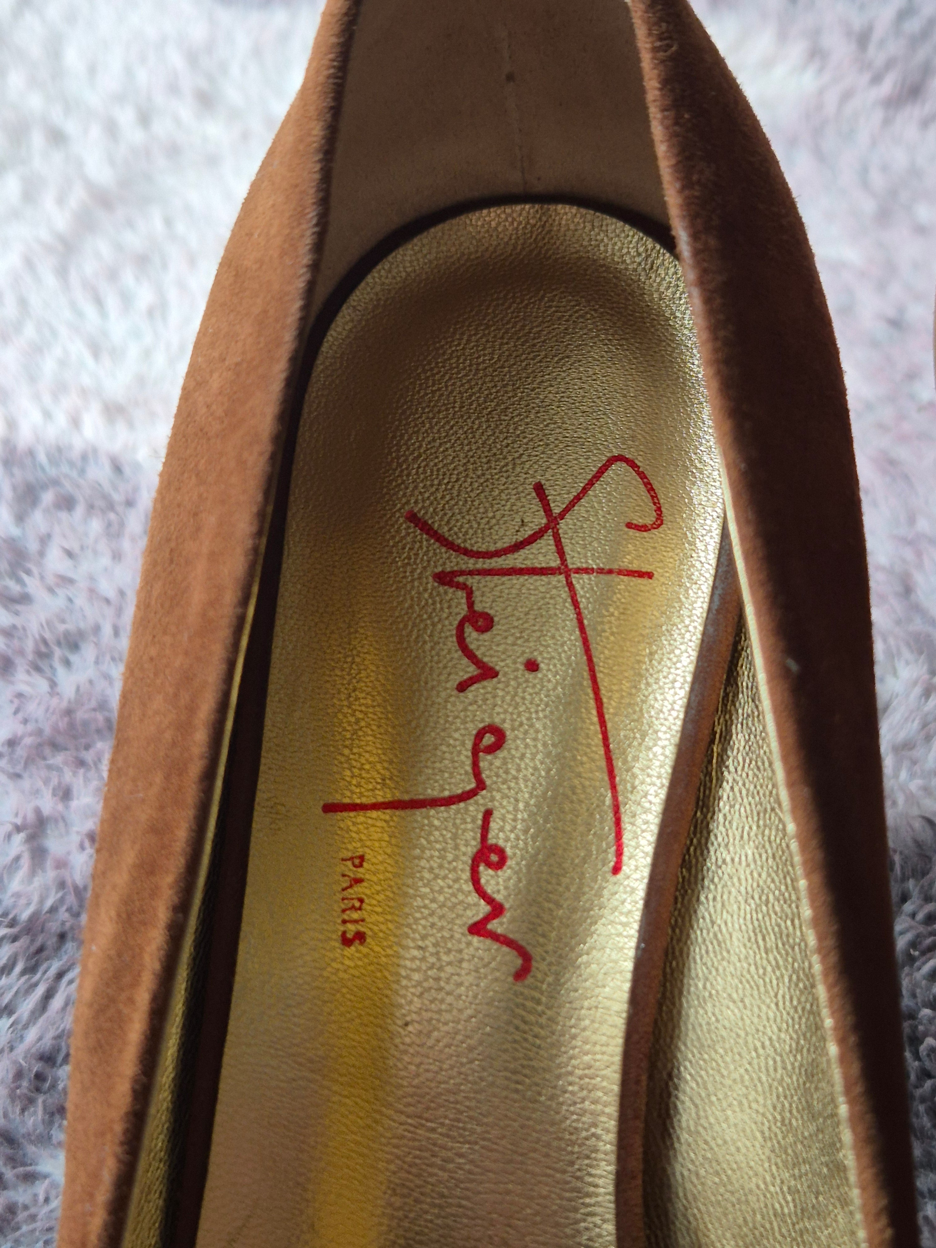 Walter Steiger Suede Pumps Brown EU 37.5 | Italian Made | Very Good Condition
