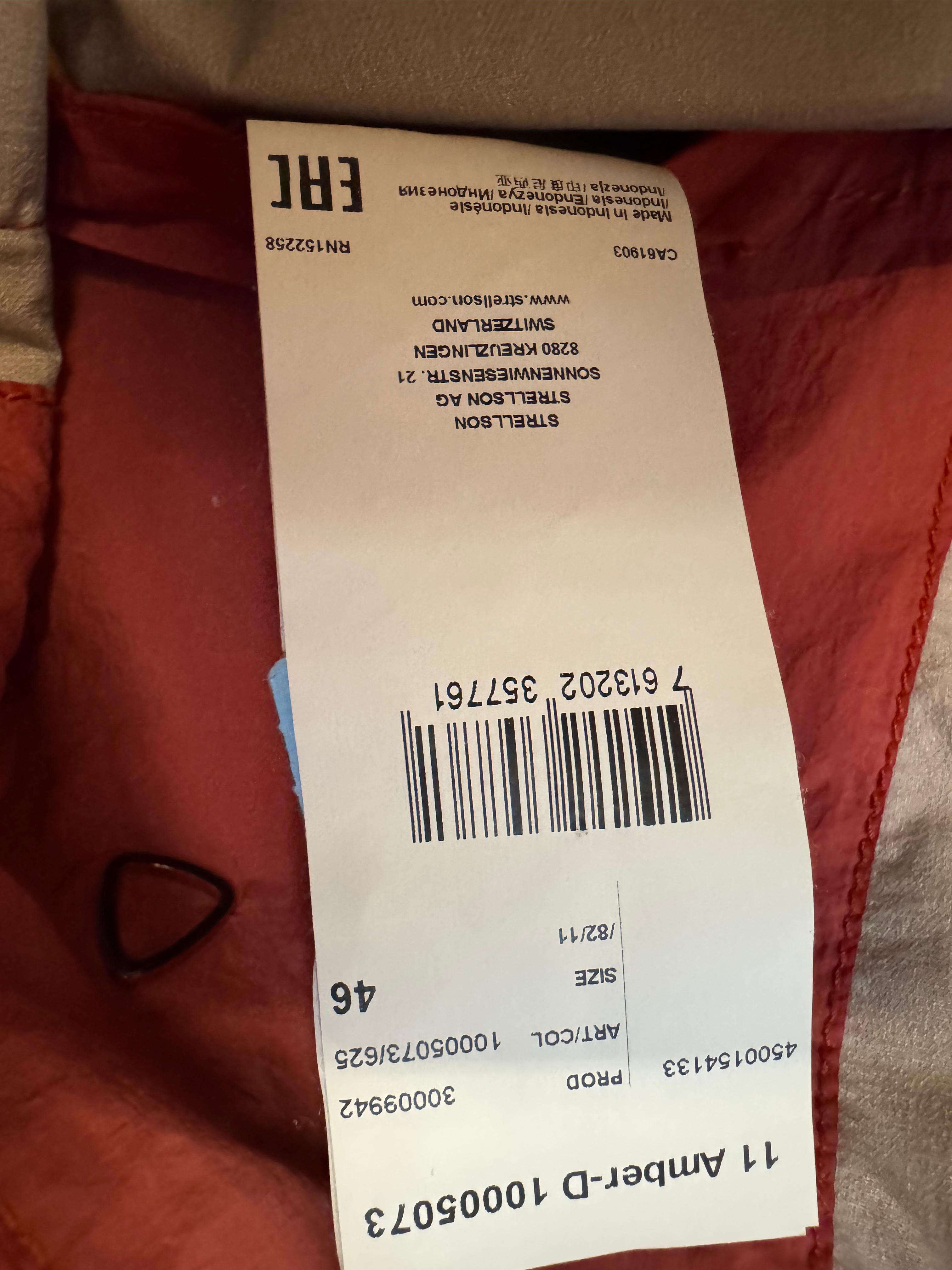 Strellson Men’s Field Jacket – Vibrant Red, Size Not Specified, Good Condition