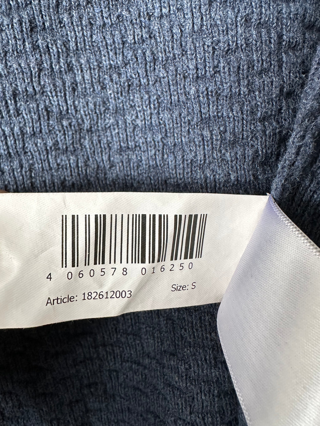 Jean Biani Strick-Cardigan, Gr. S, Blau, Sehr guter Zustand, Reißverschluss