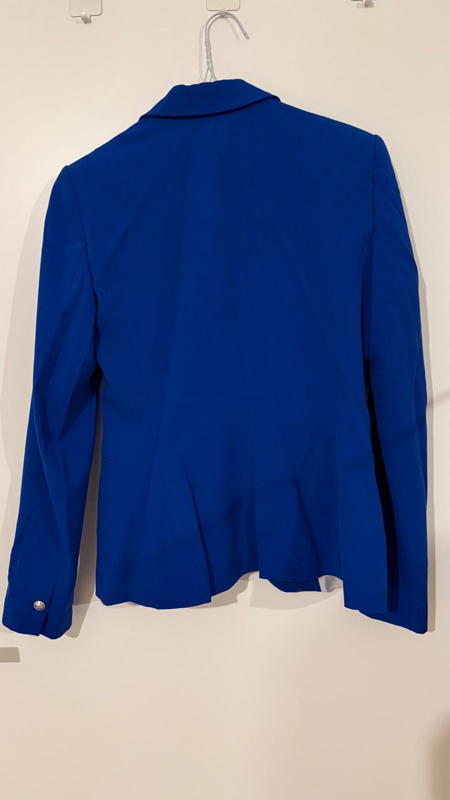ZARA Basic Blazer Damen | Kobaltblau | EU 38 | Guter Zustand