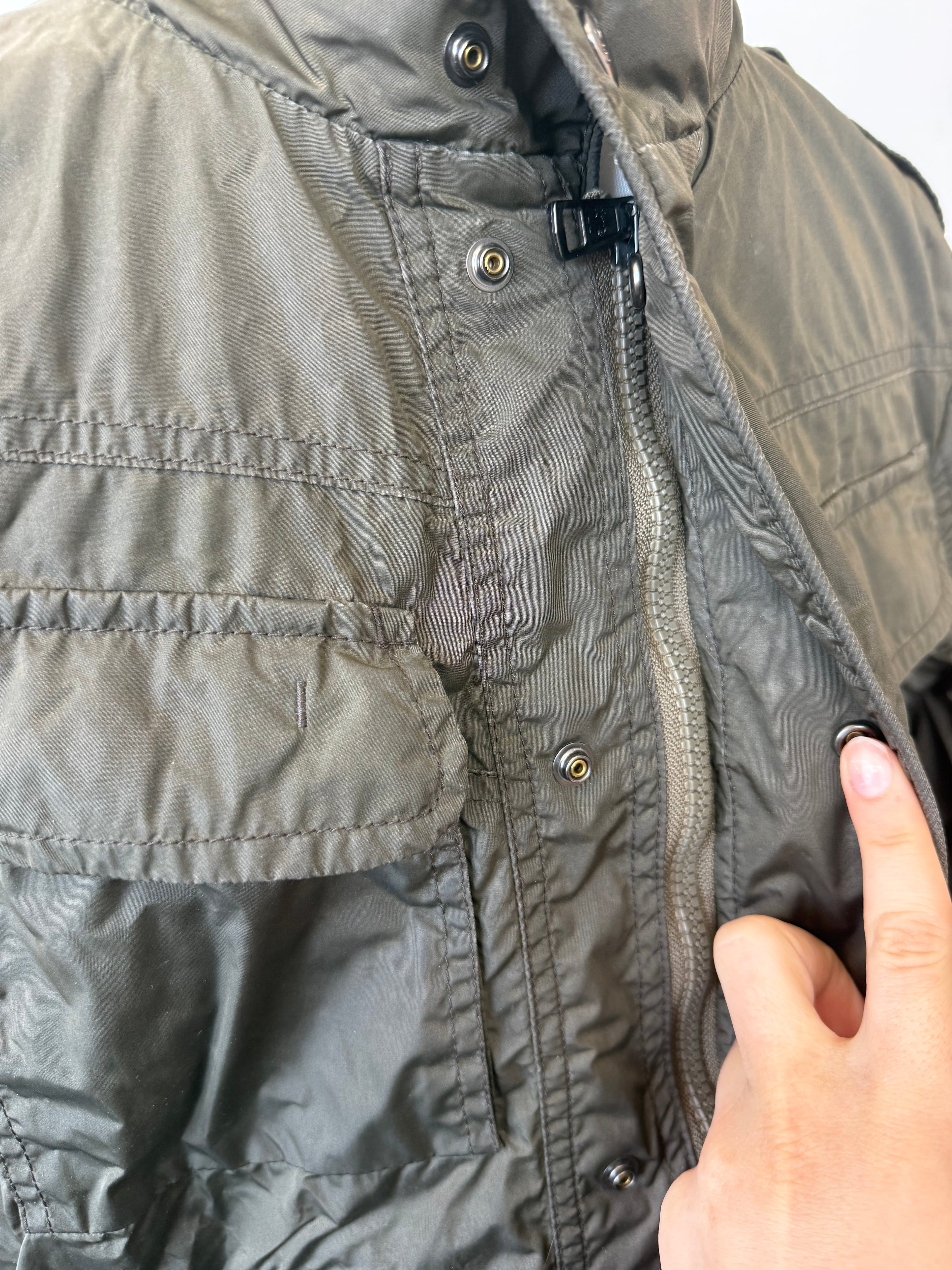 Moncler Lefort Utility Jacket, Military Green, Size 4 (L-XL), Good Condition