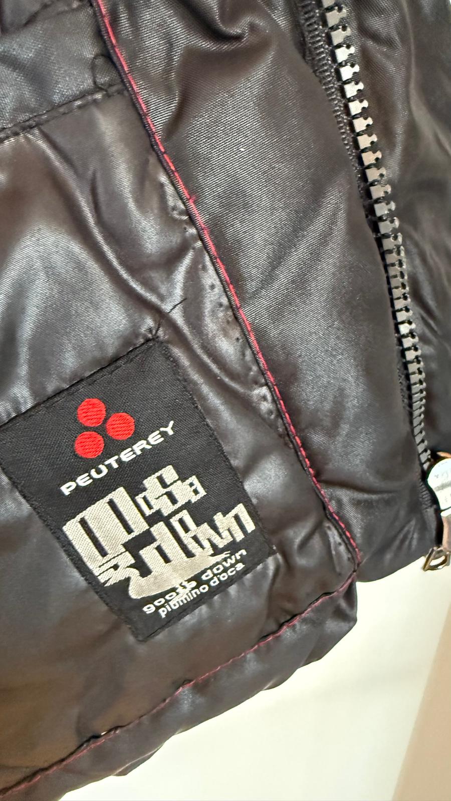Peuterey Herren Daunenjacke IT 54 Schwarz | Gänsedaune | Guter Zustand