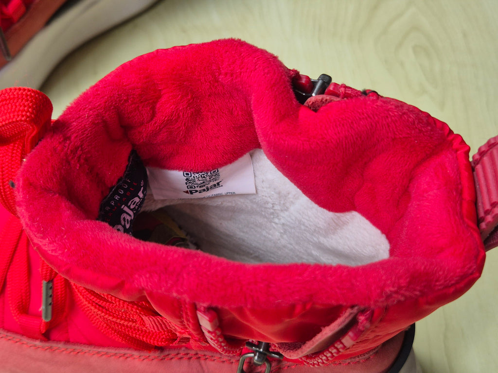 Pajar Icepack Snow Boots EU 37 Red – Vibram Arctic Grip, Very Good