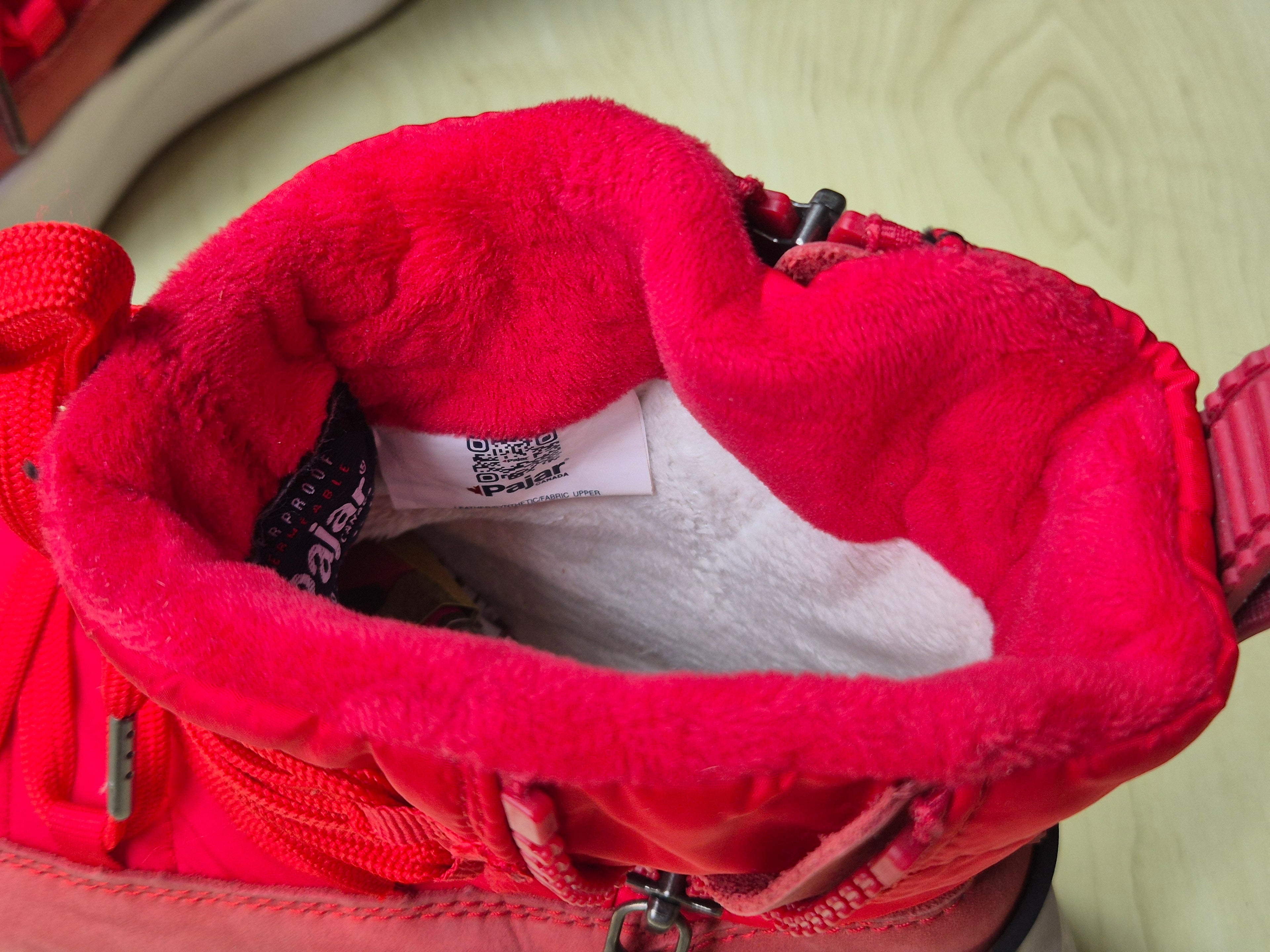 Pajar Icepack Snow Boots EU 37 Red – Vibram Arctic Grip, Very Good