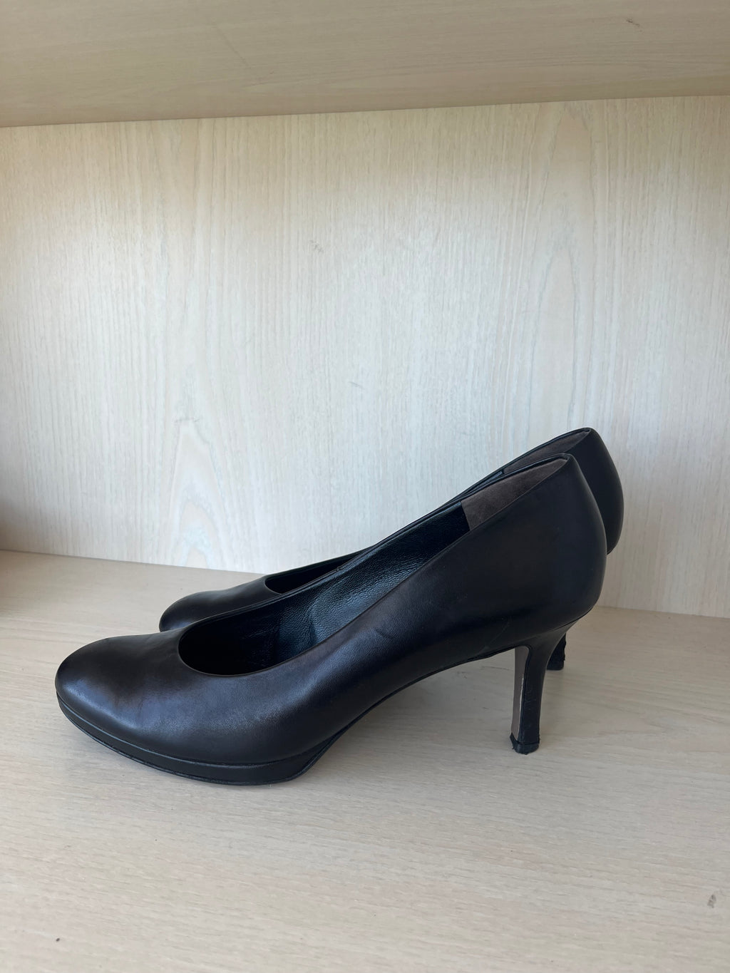 Paul Green Pumps Classic Schwarz Leder EU 41, guter Zustand