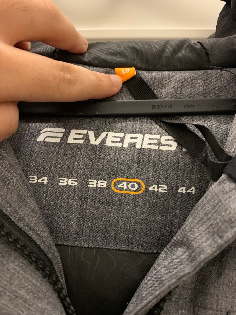 Everest Damen Winter Parka Grau Gr. 40 Polyester Sehr Gut