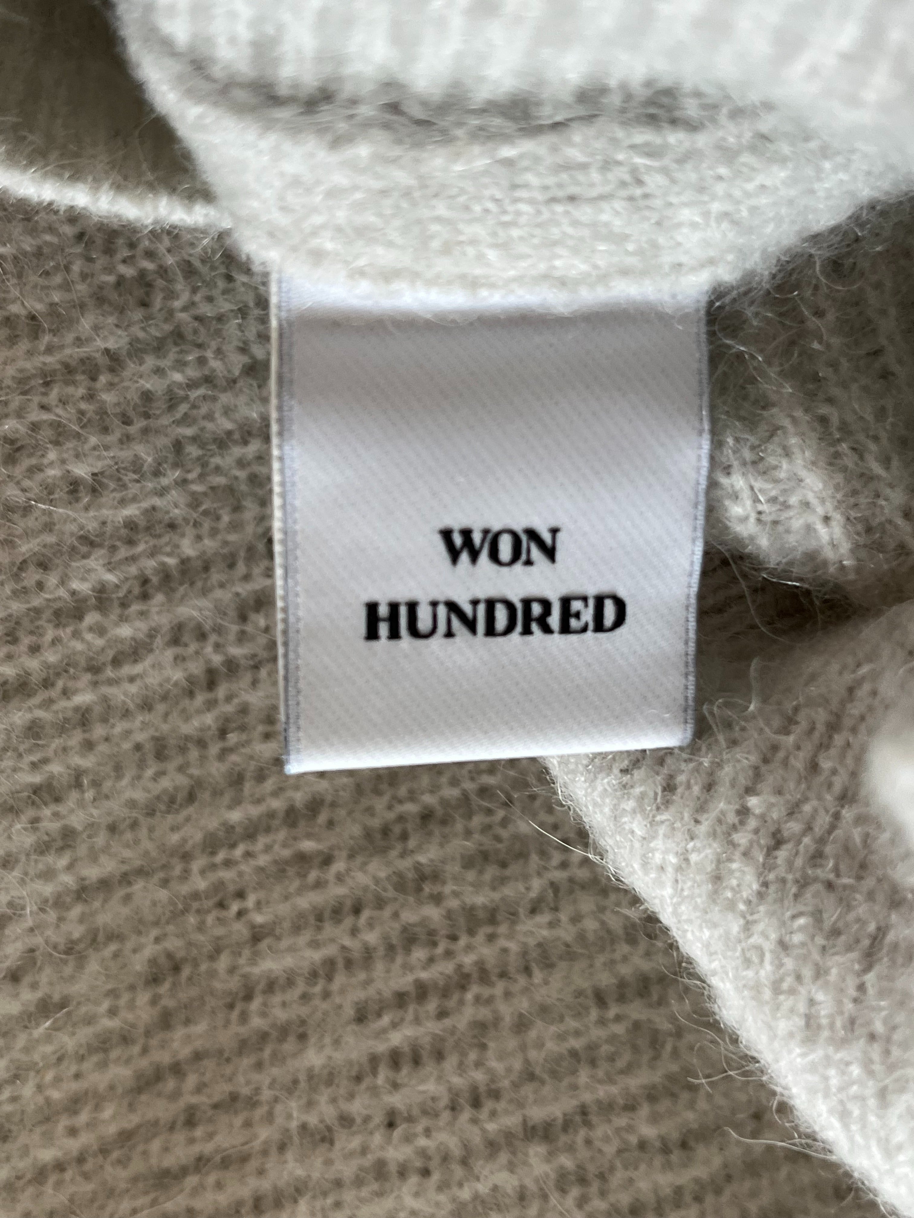 Won Hundred Blakely Alpaca Merino Pullover Hellgrau, Sehr Gut