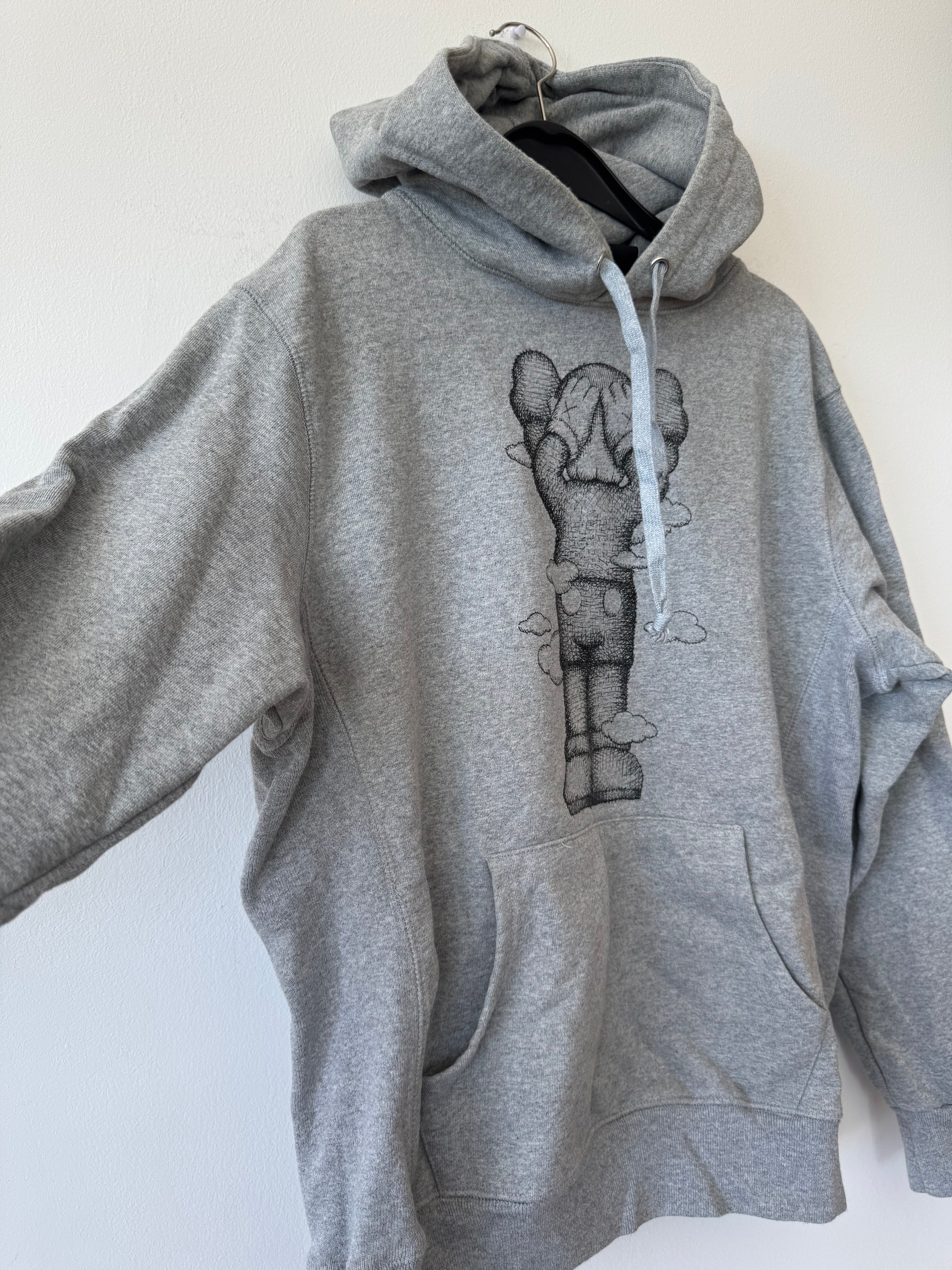 KAWS:Holiday United Kingdom Hoodie Grey – Size M – Good Condition