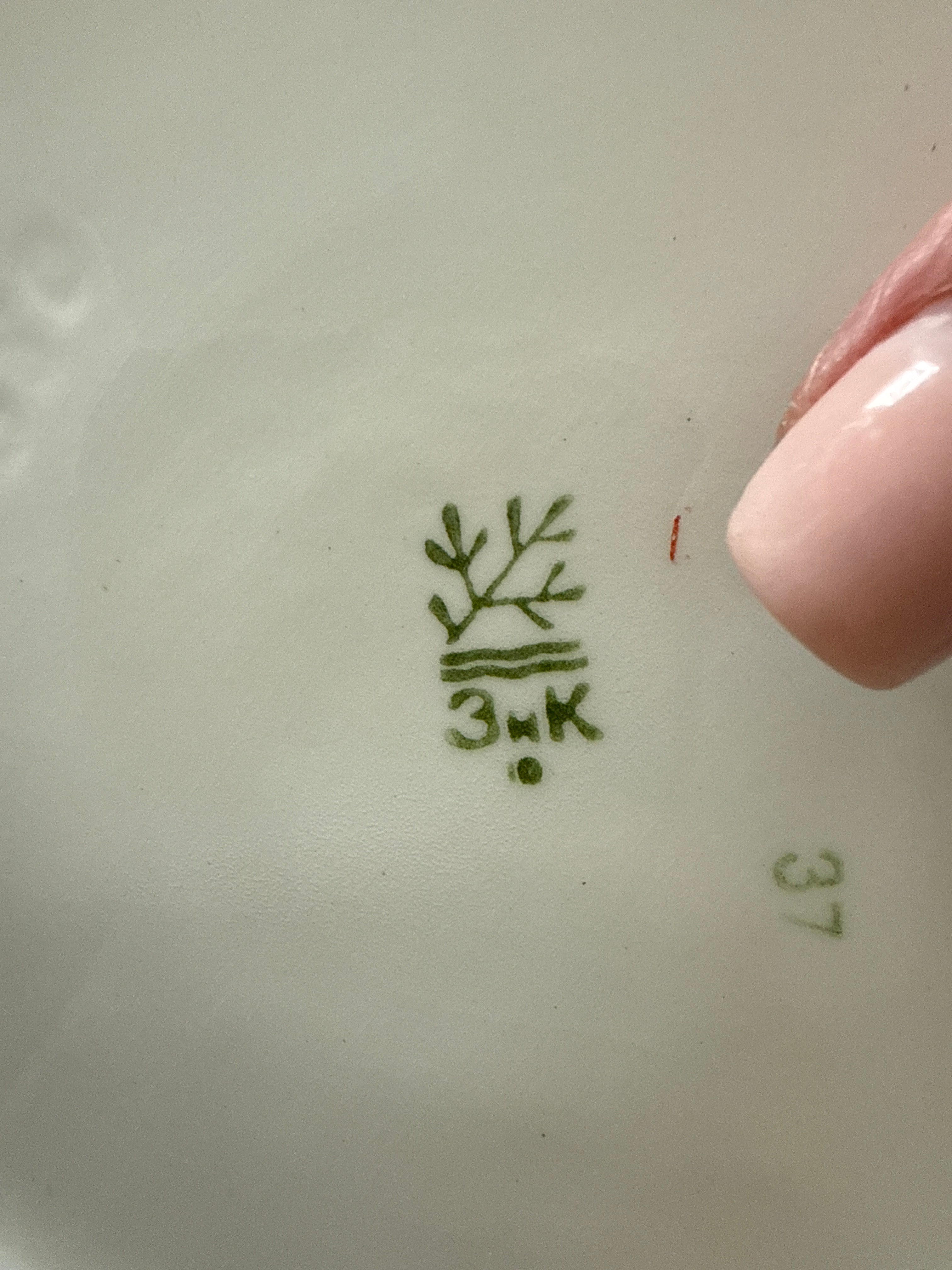 Handbemalte italienische Maiolica Keramik-Teekanne, klein, sehr guter Zustand