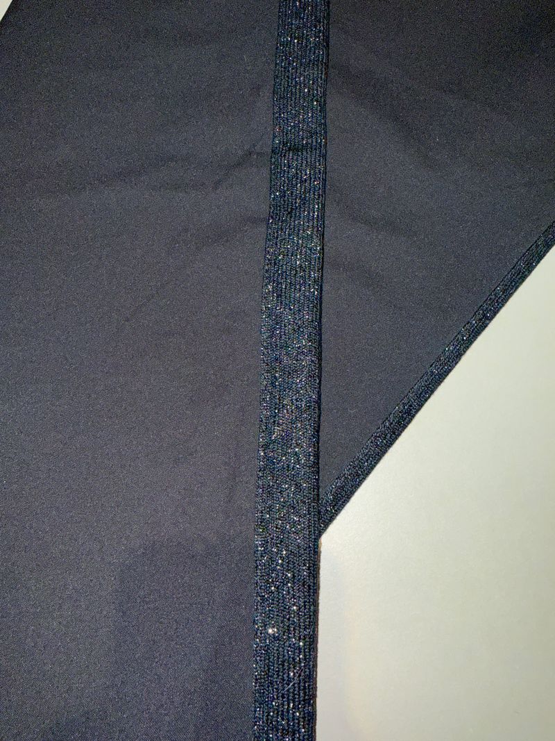 Rosner Alisa Trousers D 42 Black Glitter Side Stripe Very Good