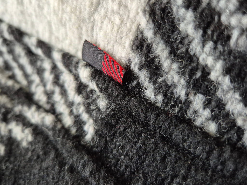 Woolrich „Gentry“ Mantel | S | Schwarz-Weiß Karo | Sehr gut