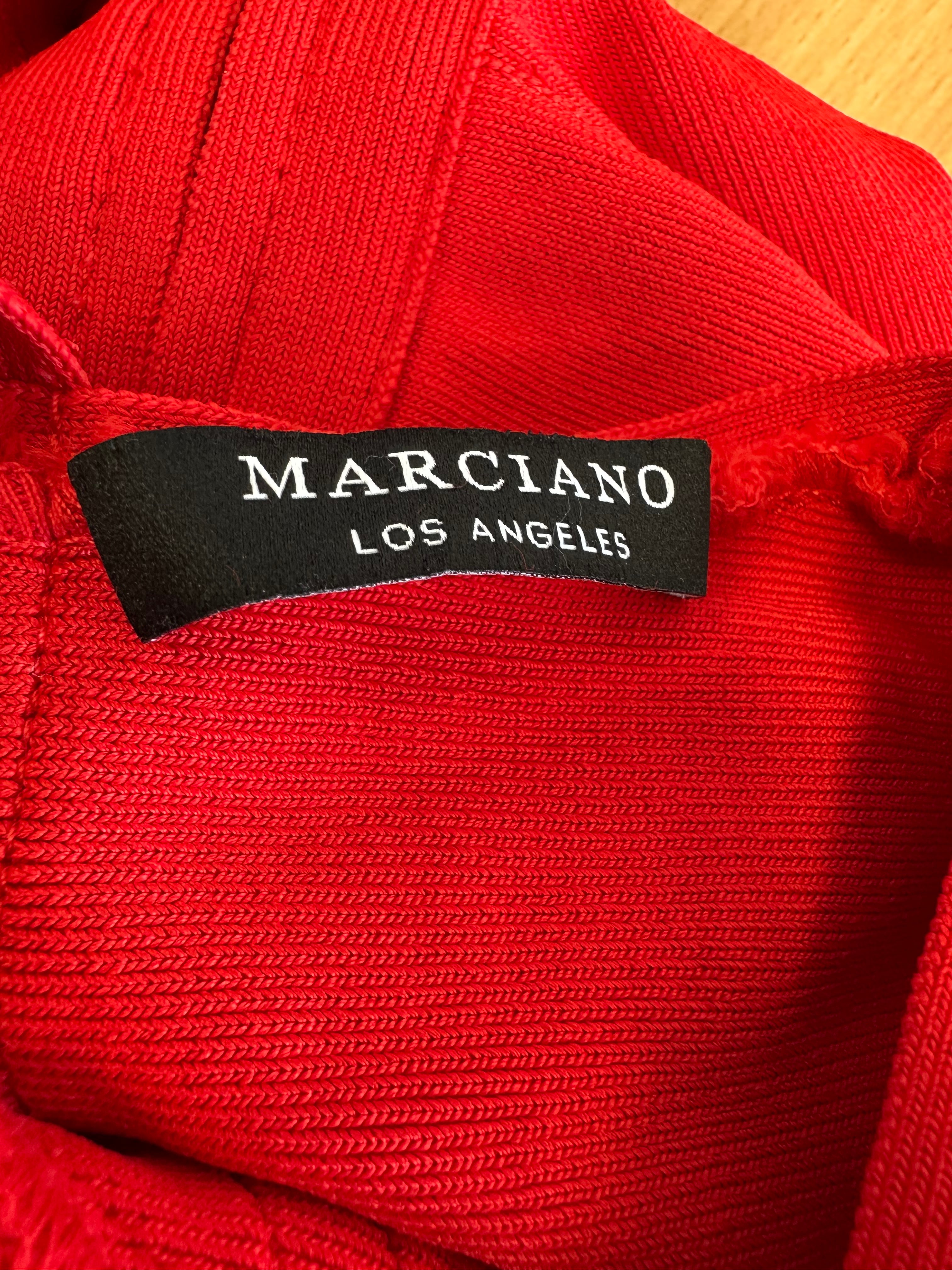 Marciano Los Angeles High-Neck Kleid XS Rot, Gebraucht