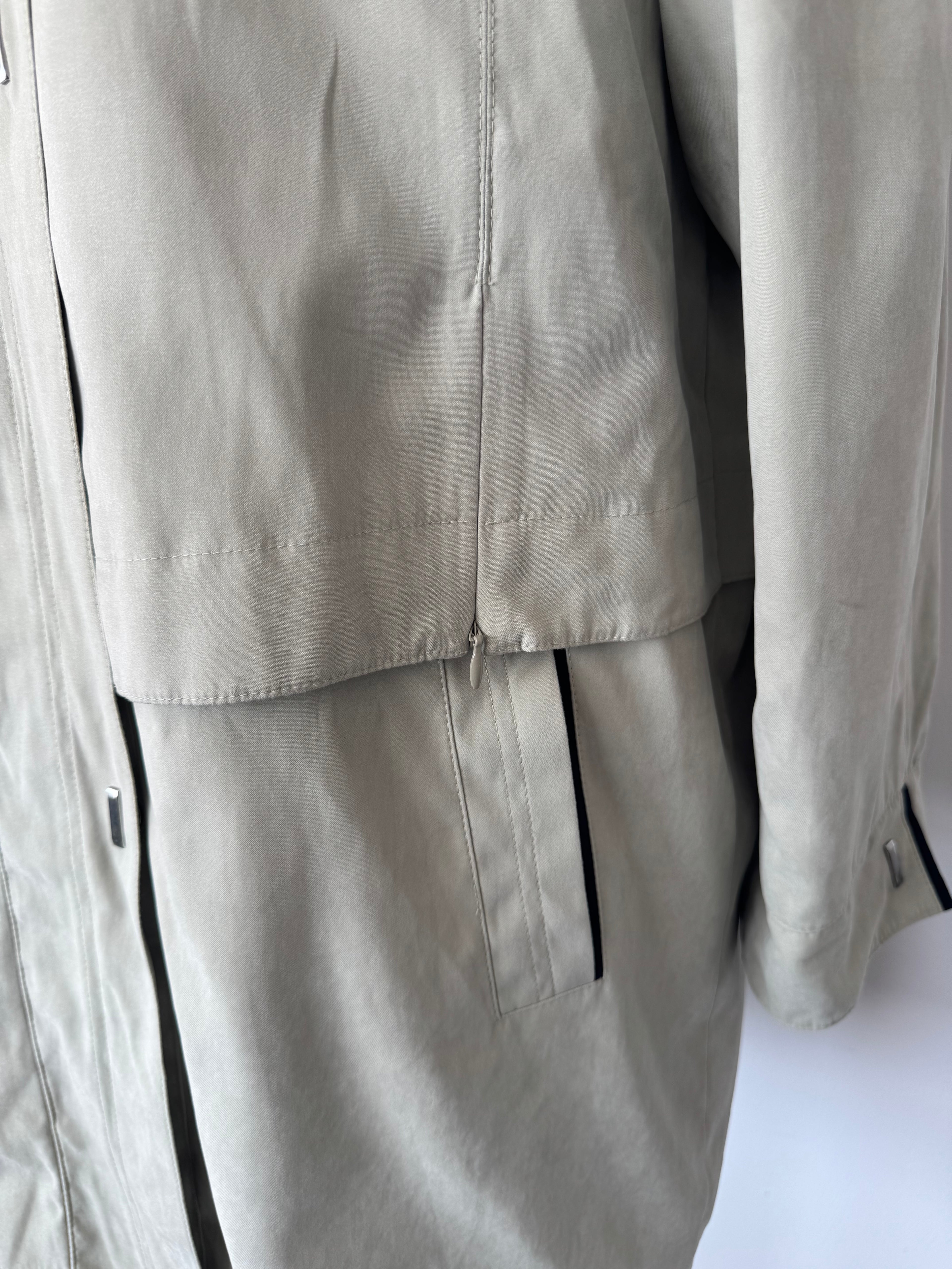 Junge Exclusive Damen Trenchcoat Beige EU 44 Sehr Gut