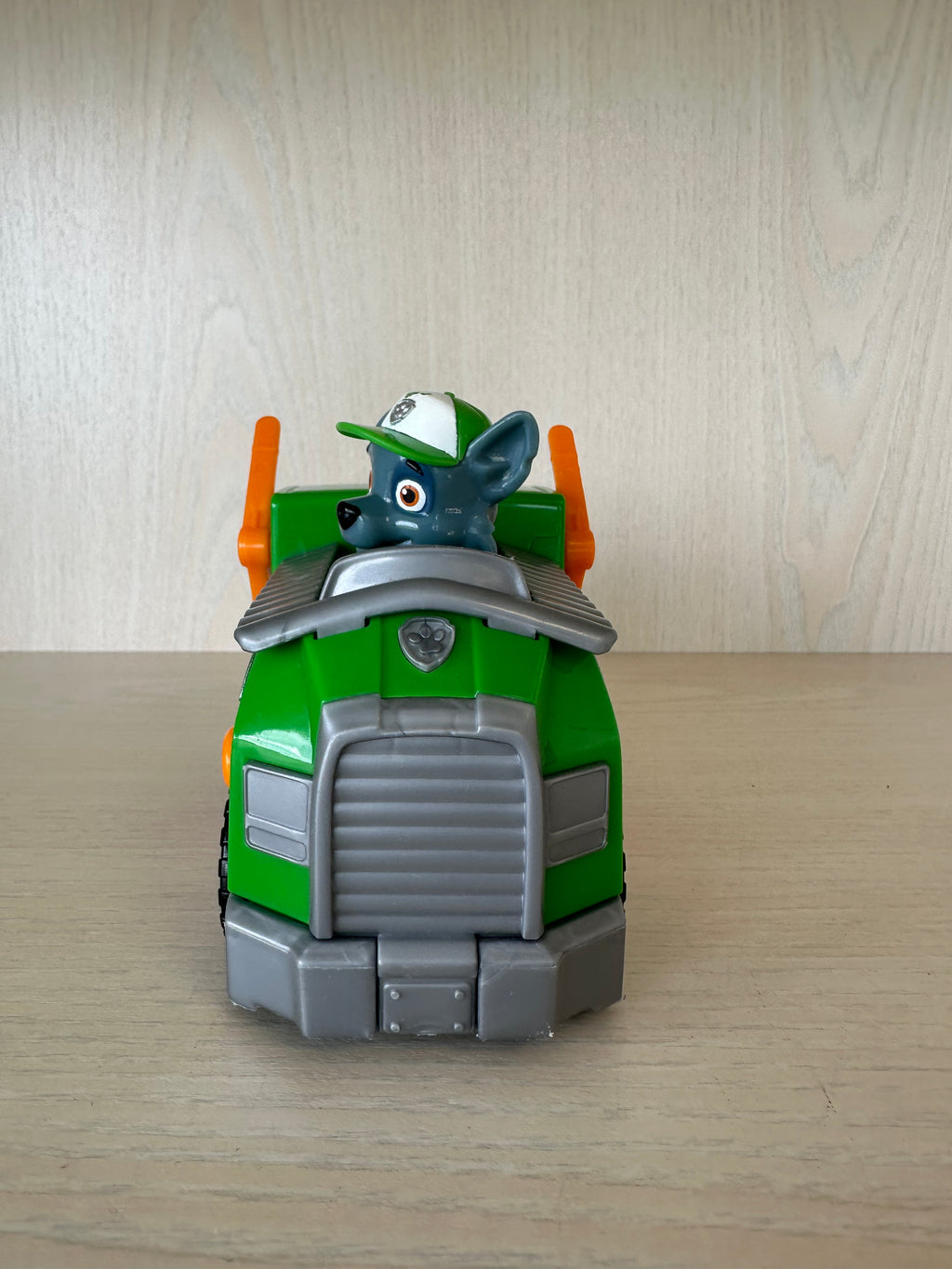 PAW Patrol Rockys Recycling Truck + Figur, grün, Medium – sehr guter Zustand
