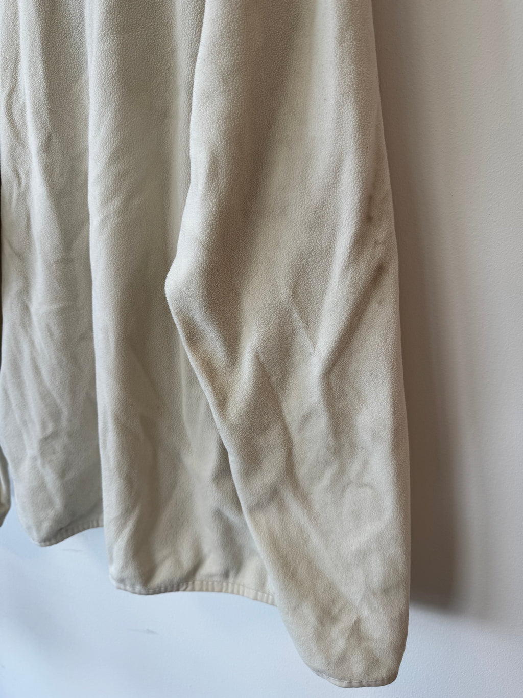 The North Face Glacier 1/4-Zip Fleece Pullover XL White – Normal Use