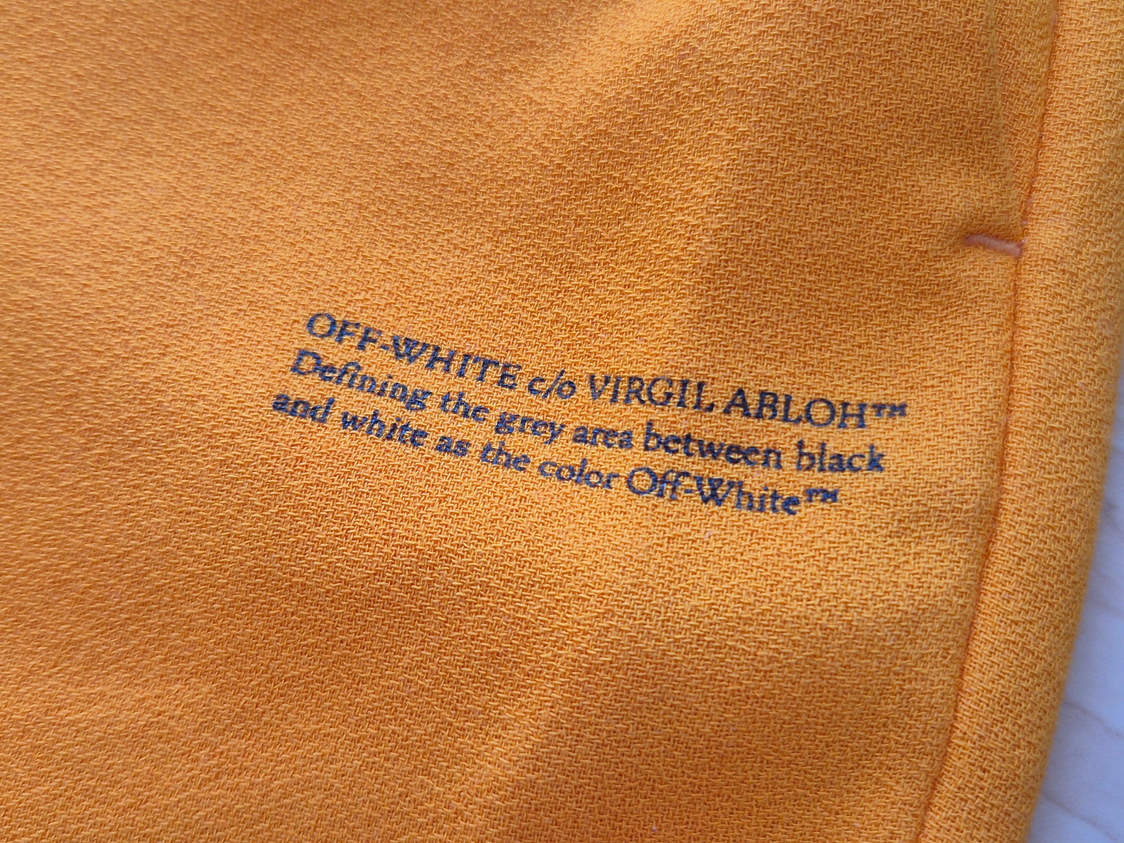 Off-White™ Split-Flared Hose Orange Gr. 38 Neu mit Etikett