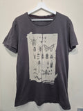 Strellson Mind Puzzle Graphic T-Shirt – Gray, Size L, Good Condition