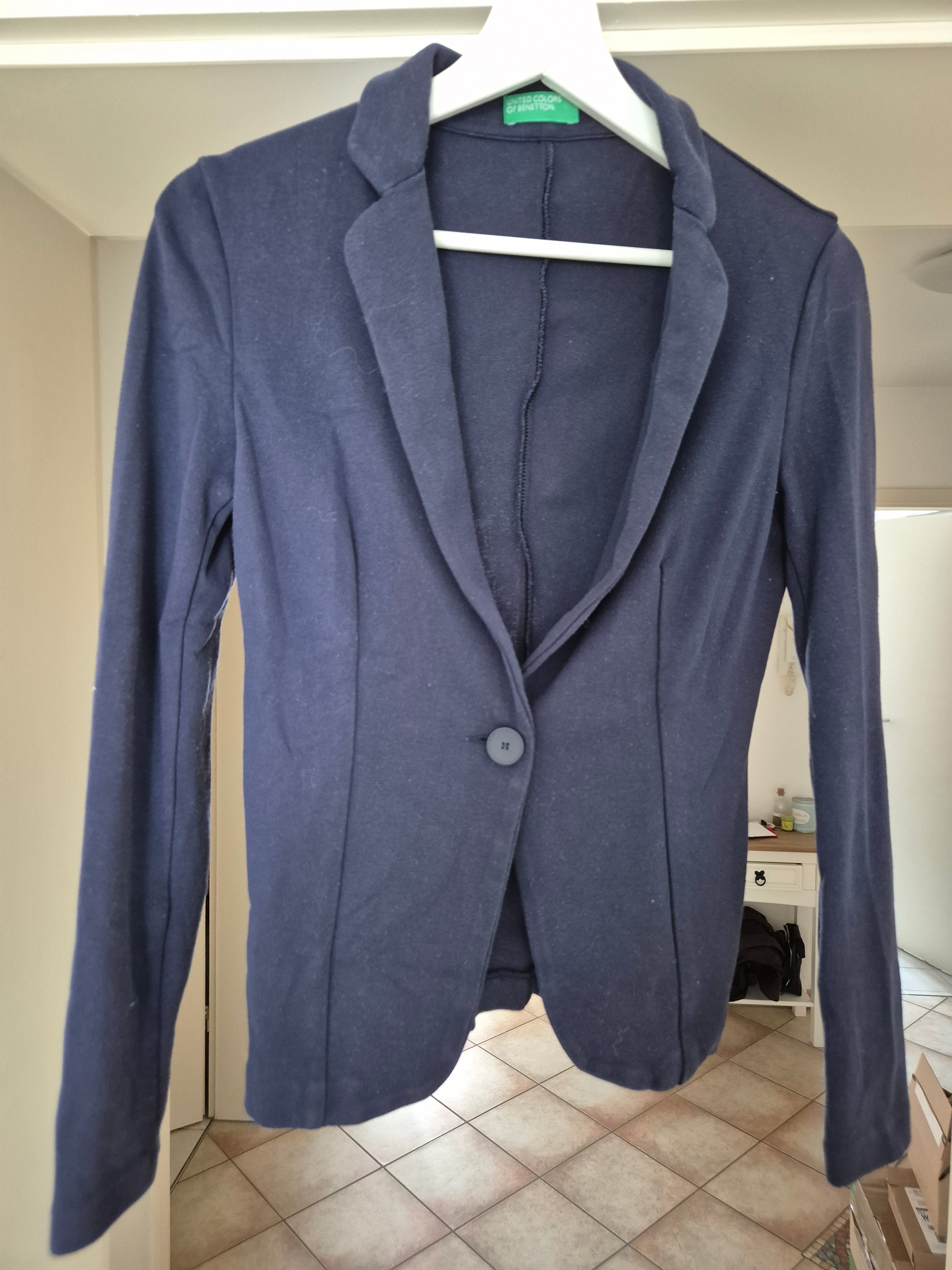 United Colors of Benetton Strickblazer, navy, Größe S, guter Zustand
