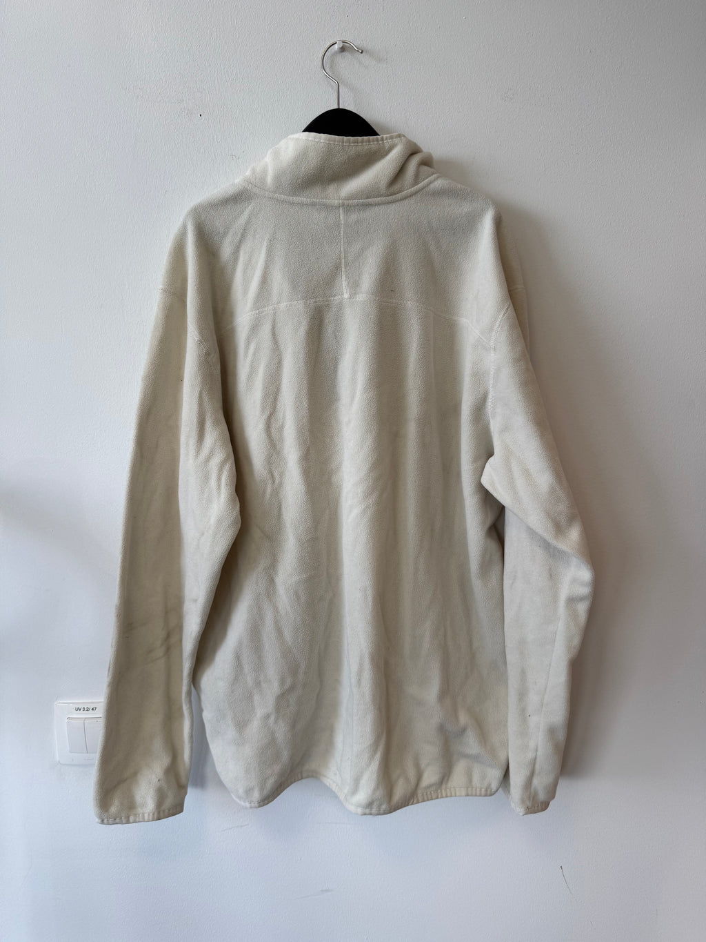 The North Face Glacier 1/4-Zip Fleece Pullover XL White – Normal Use