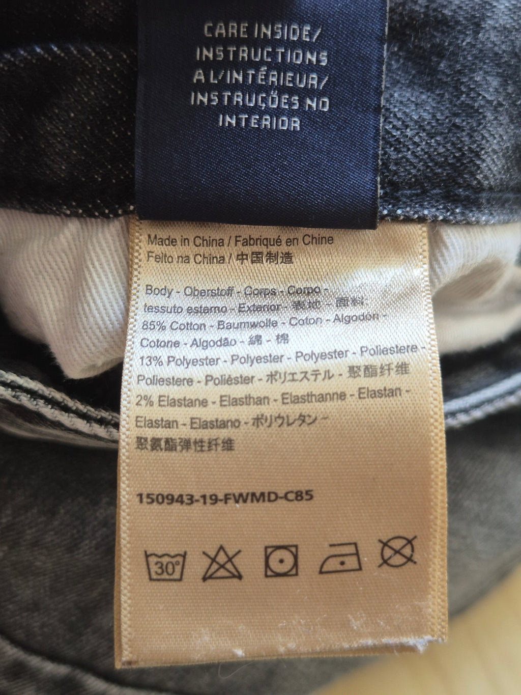 Scotch & Soda Ralston Jeans W34/L32 Grau Distressed Wie Neu