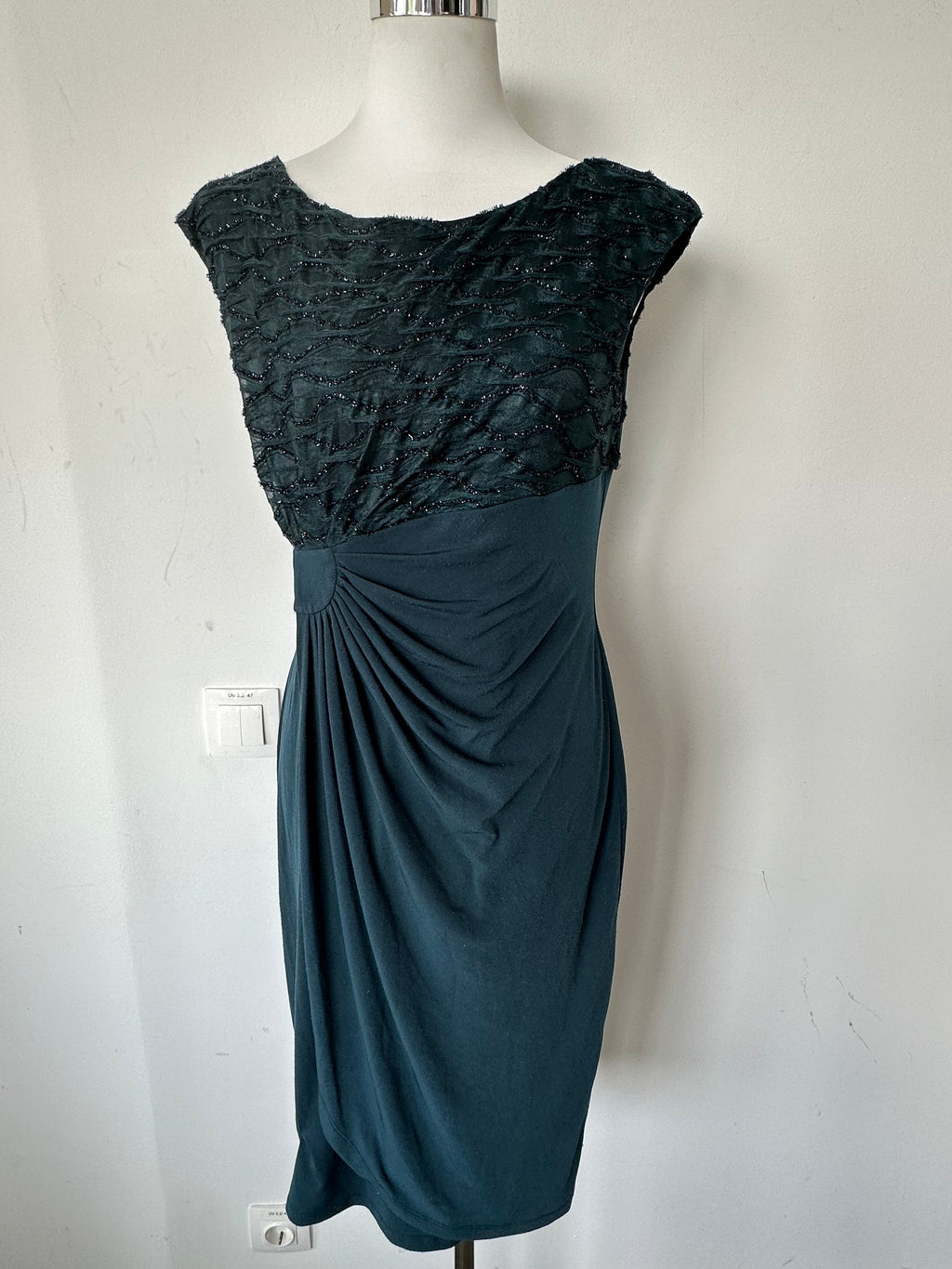 Elegant Navy Connected Apparel Cocktail Dress, Size 10, Good Condition