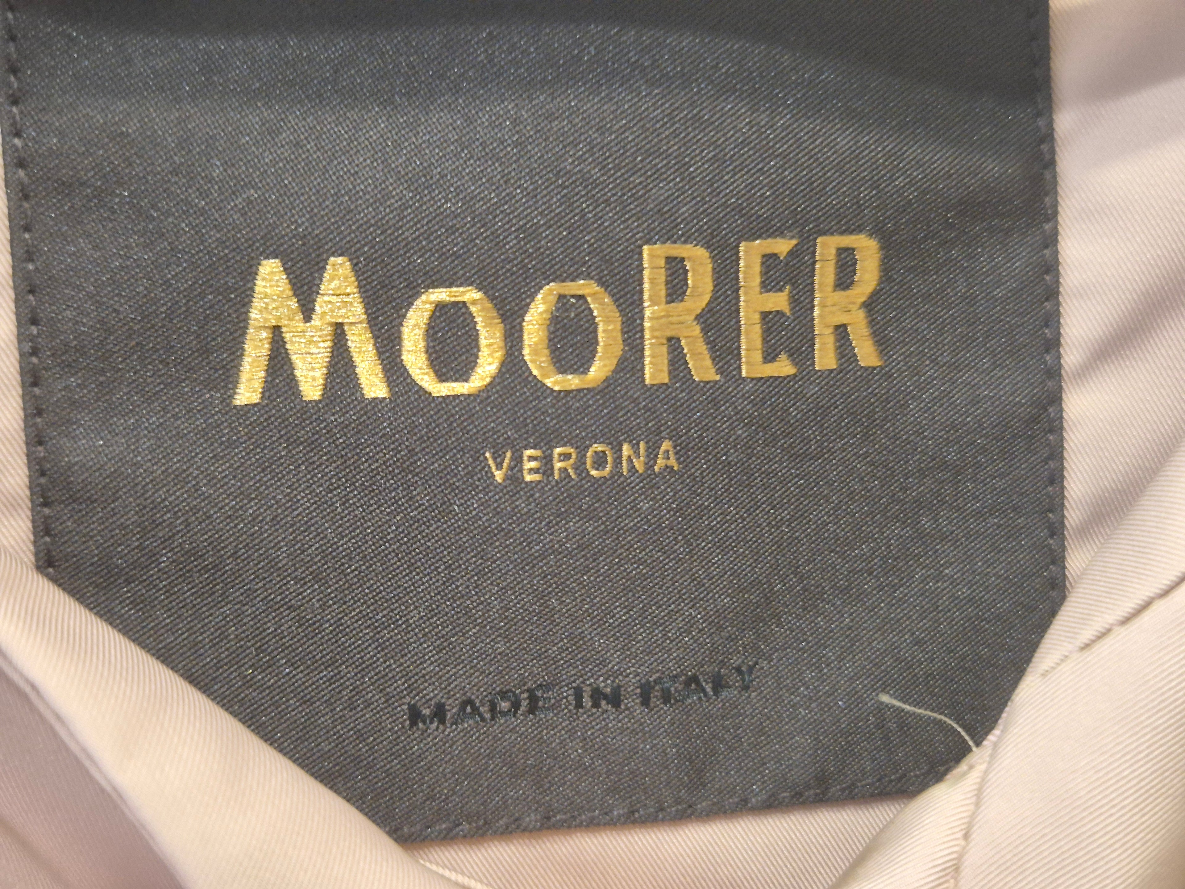 MooRER Verona Steppmantel Beige M mit abnehmbarem Gürtel, guter Zustand