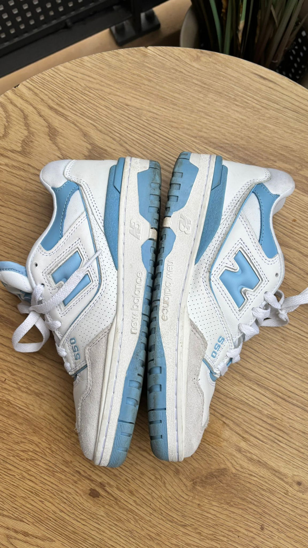 New Balance 550 “University Blue” Sz 40 White/Blue – Good Condition
