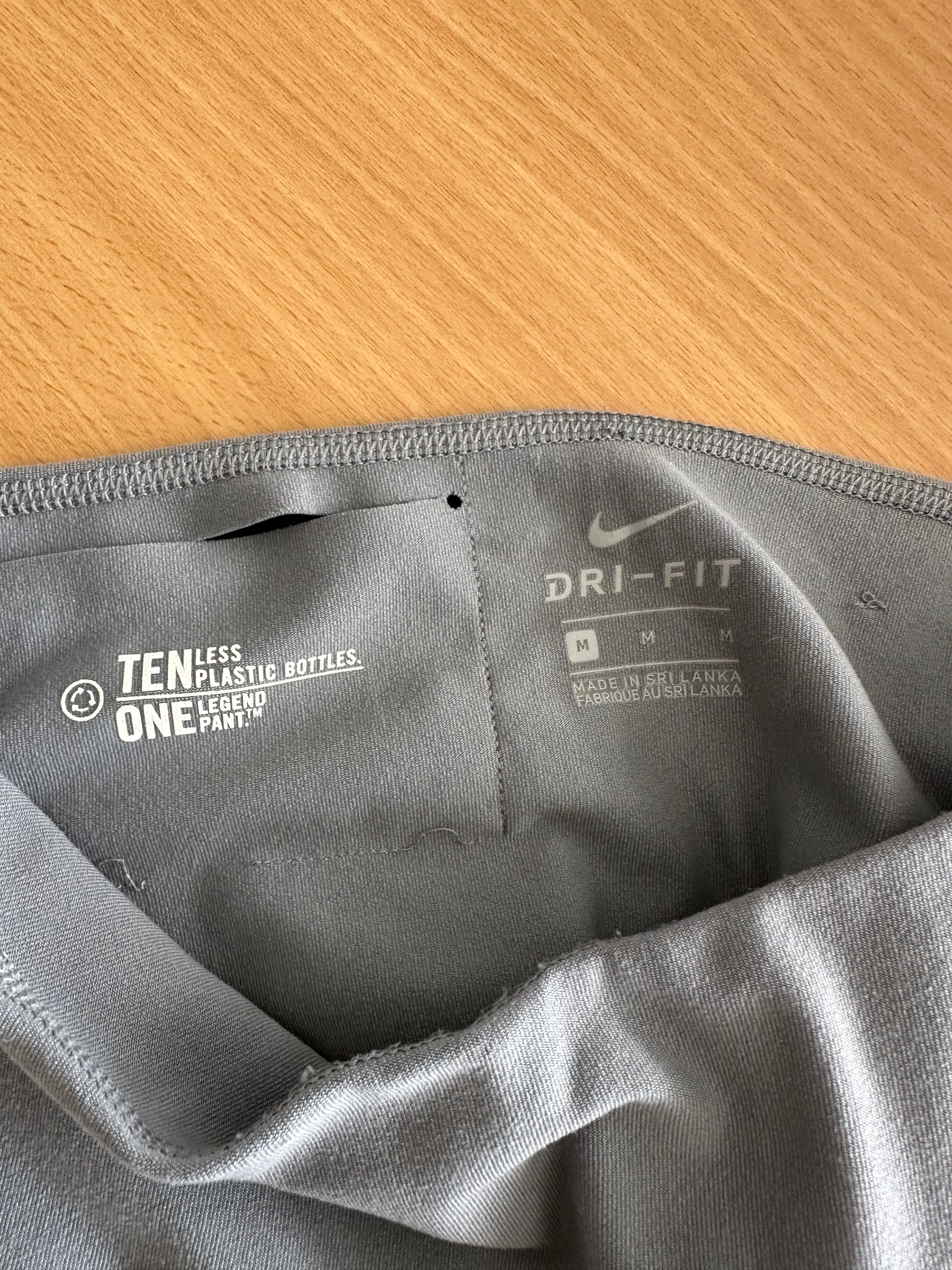Nike One Dri-FIT Colour-Block Tights – Women's M, Grey, Very Good