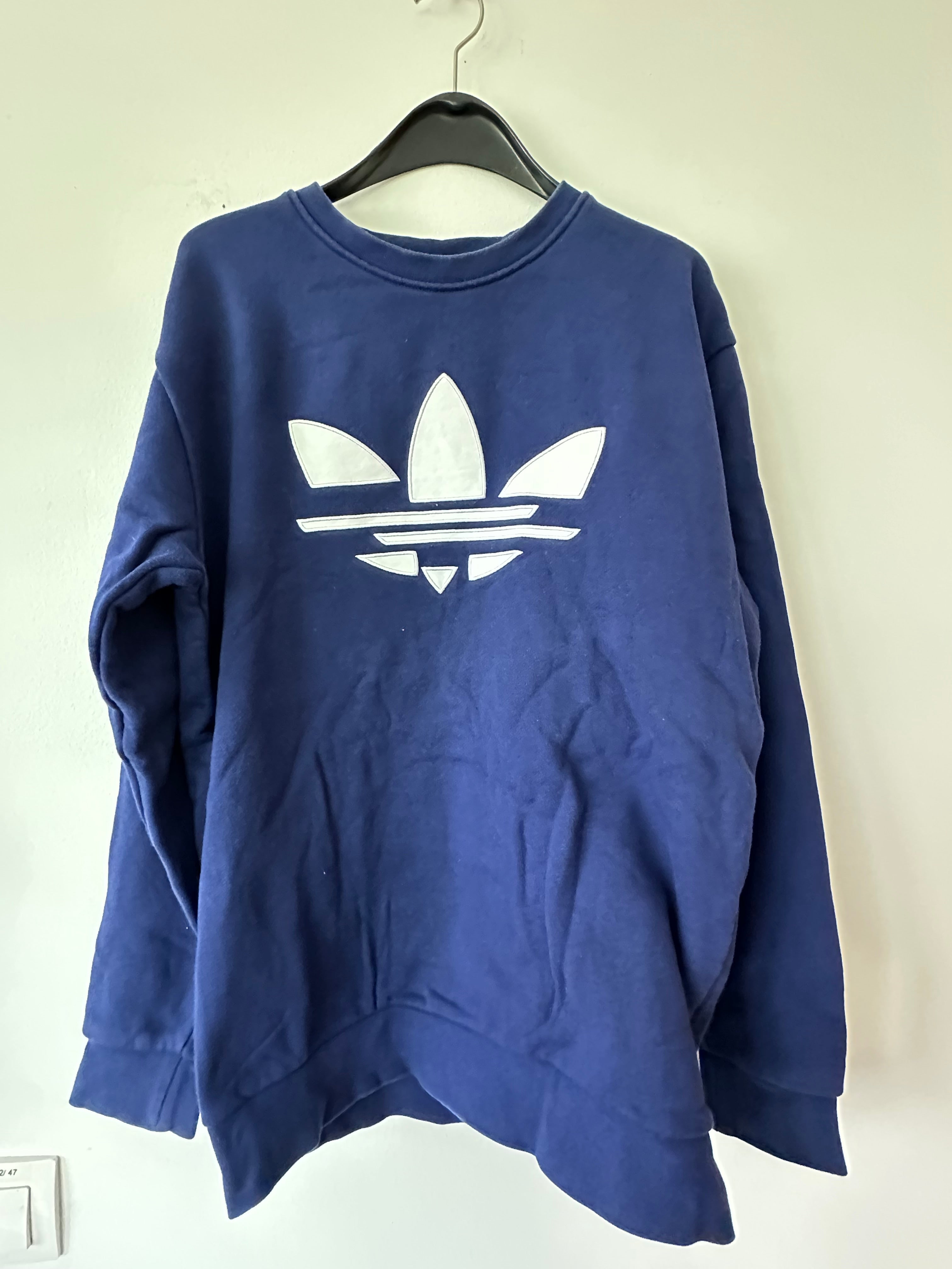 Adidas Originals Trefoil Crew Sweatshirt navy S – sehr guter Zustand
