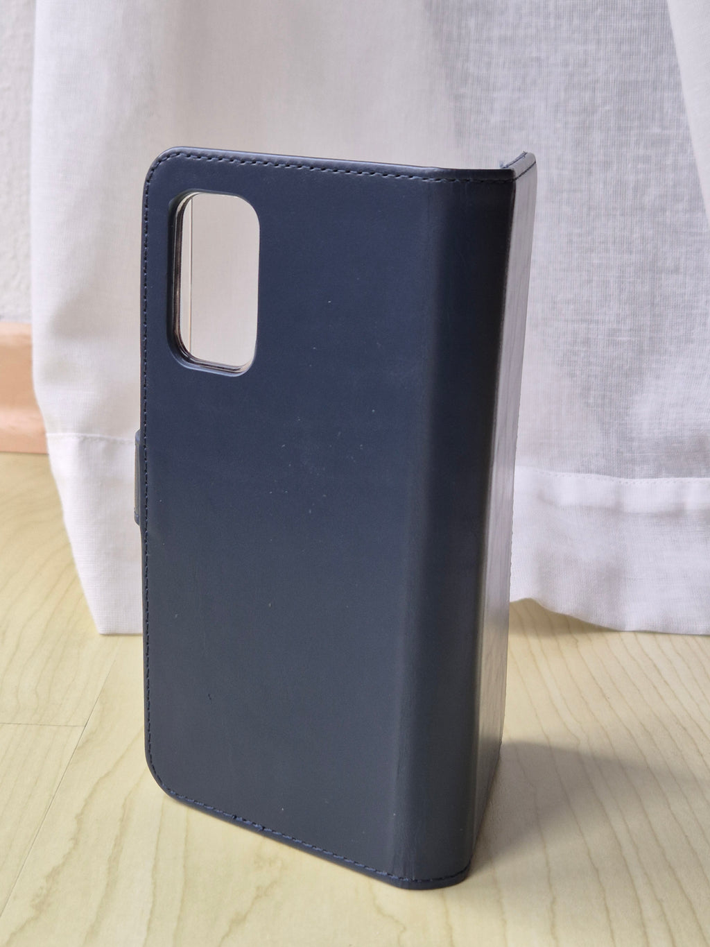 Selencia Echtleder Book Case Samsung Galaxy A32 Dunkelblau – wie neu
