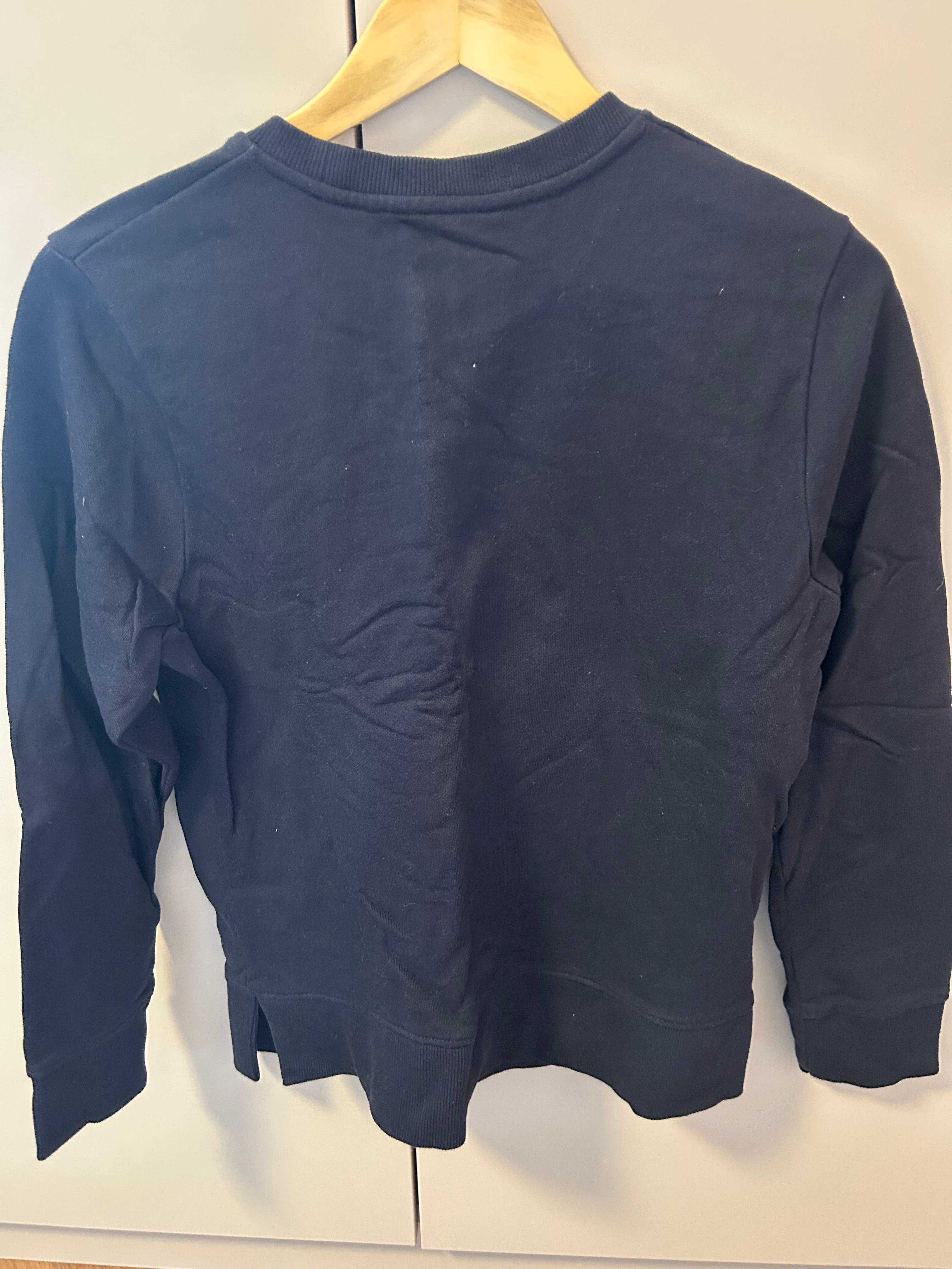 Tommy Hilfiger Crest Logo Sweatshirt | XS | Navy | Goldstickerei | Sehr gut