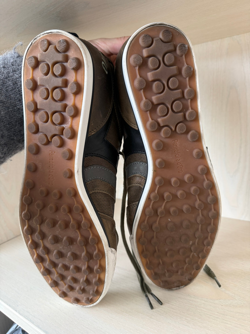 Pantofola d’Oro Imola Sneakers – Brown, EU 44, Very Good Condition