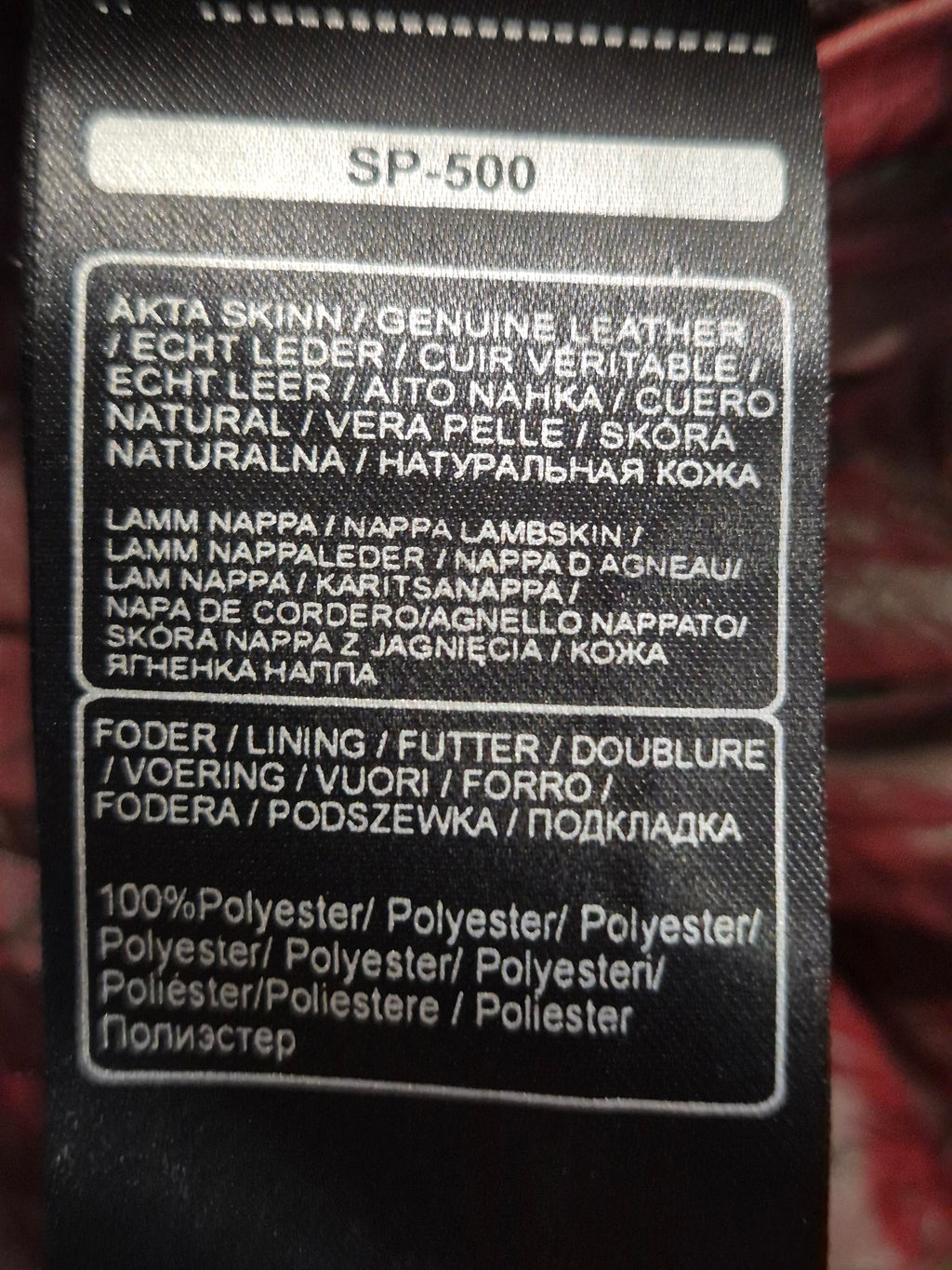 Saki Collection Medina Lederjacke Braun Größe 36, gebraucht