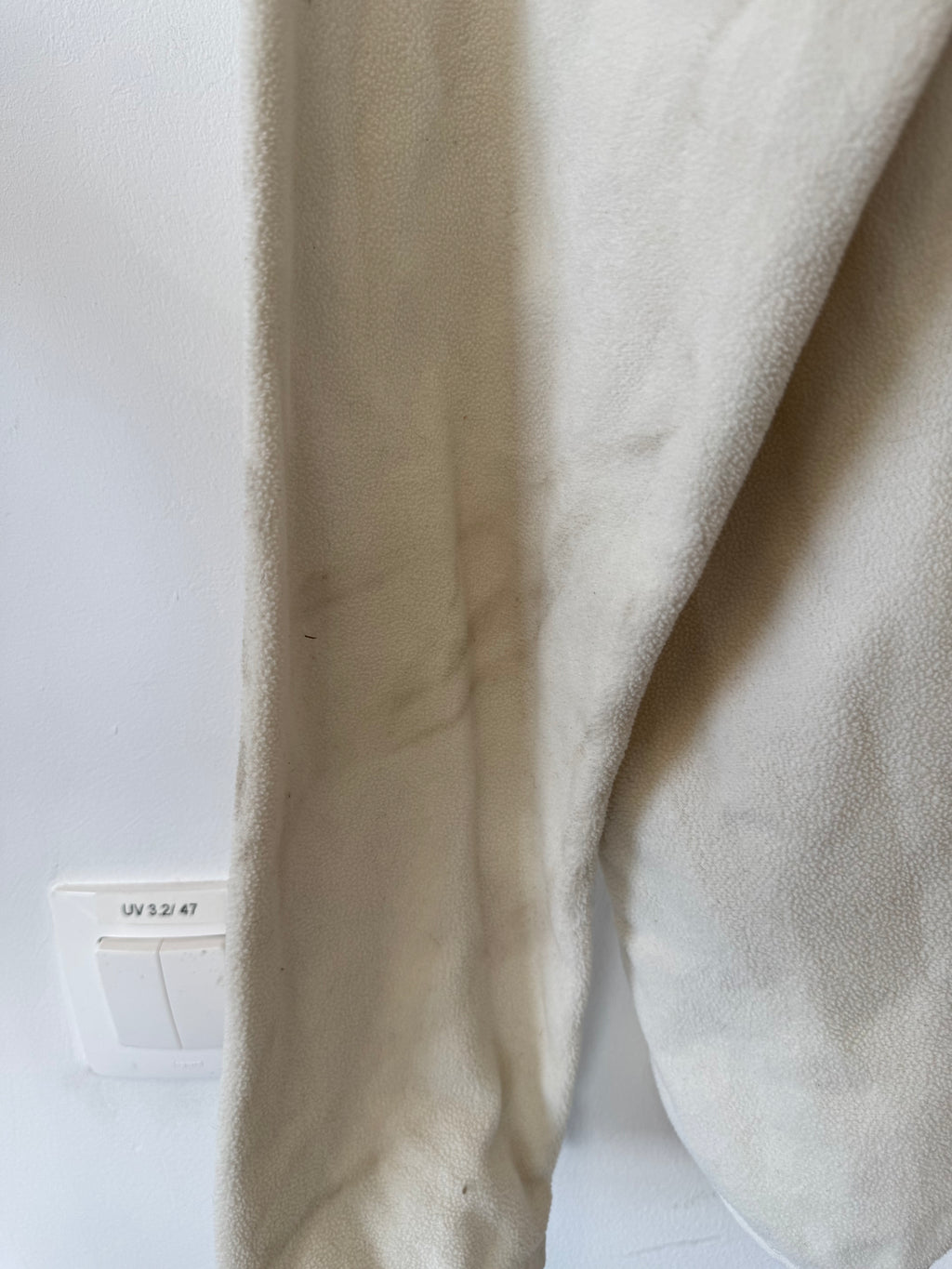 The North Face Glacier 1/4-Zip Fleece Pullover XL White – Normal Use