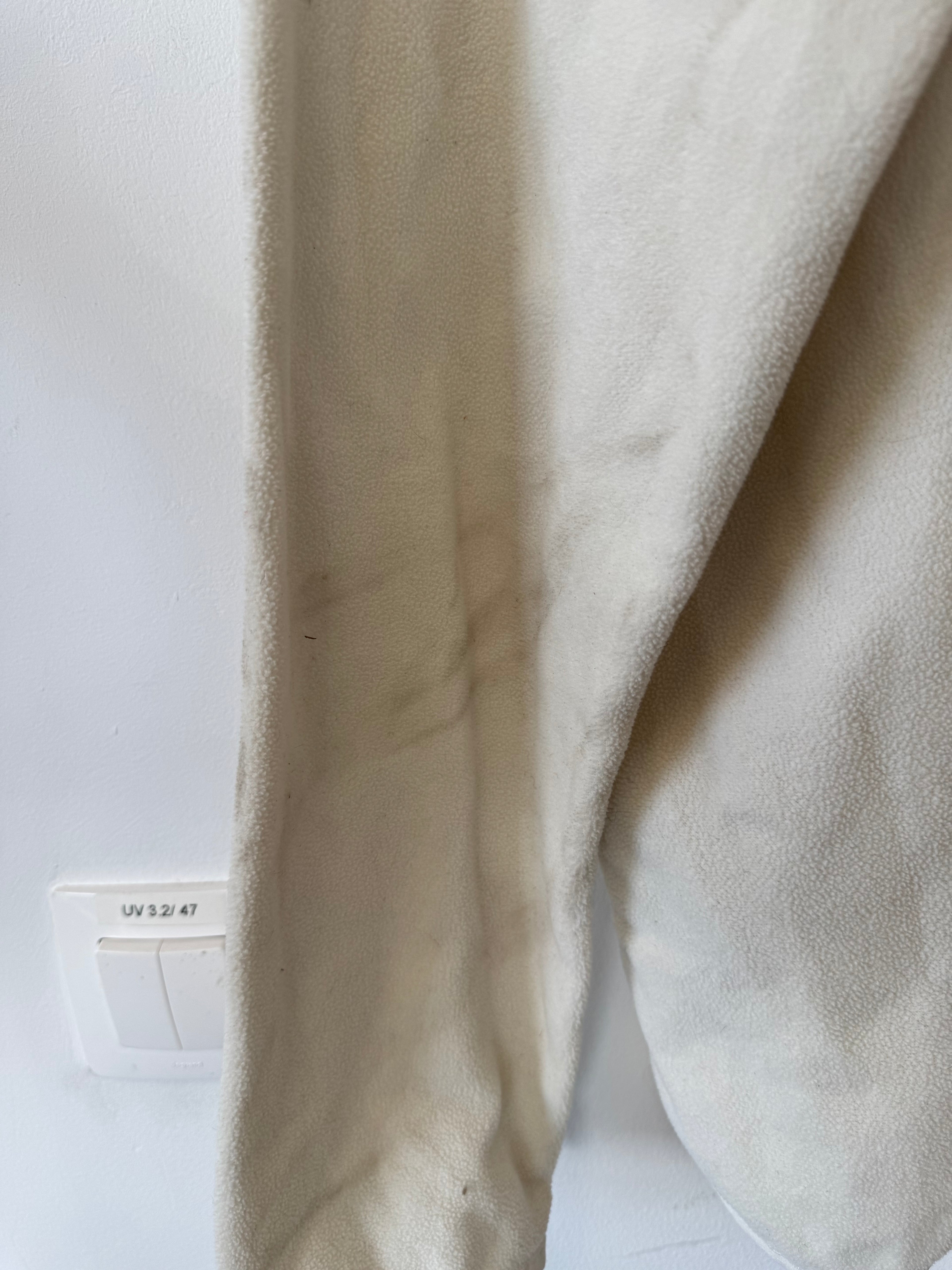 The North Face Glacier 1/4-Zip Fleece Pullover XL White – Normal Use