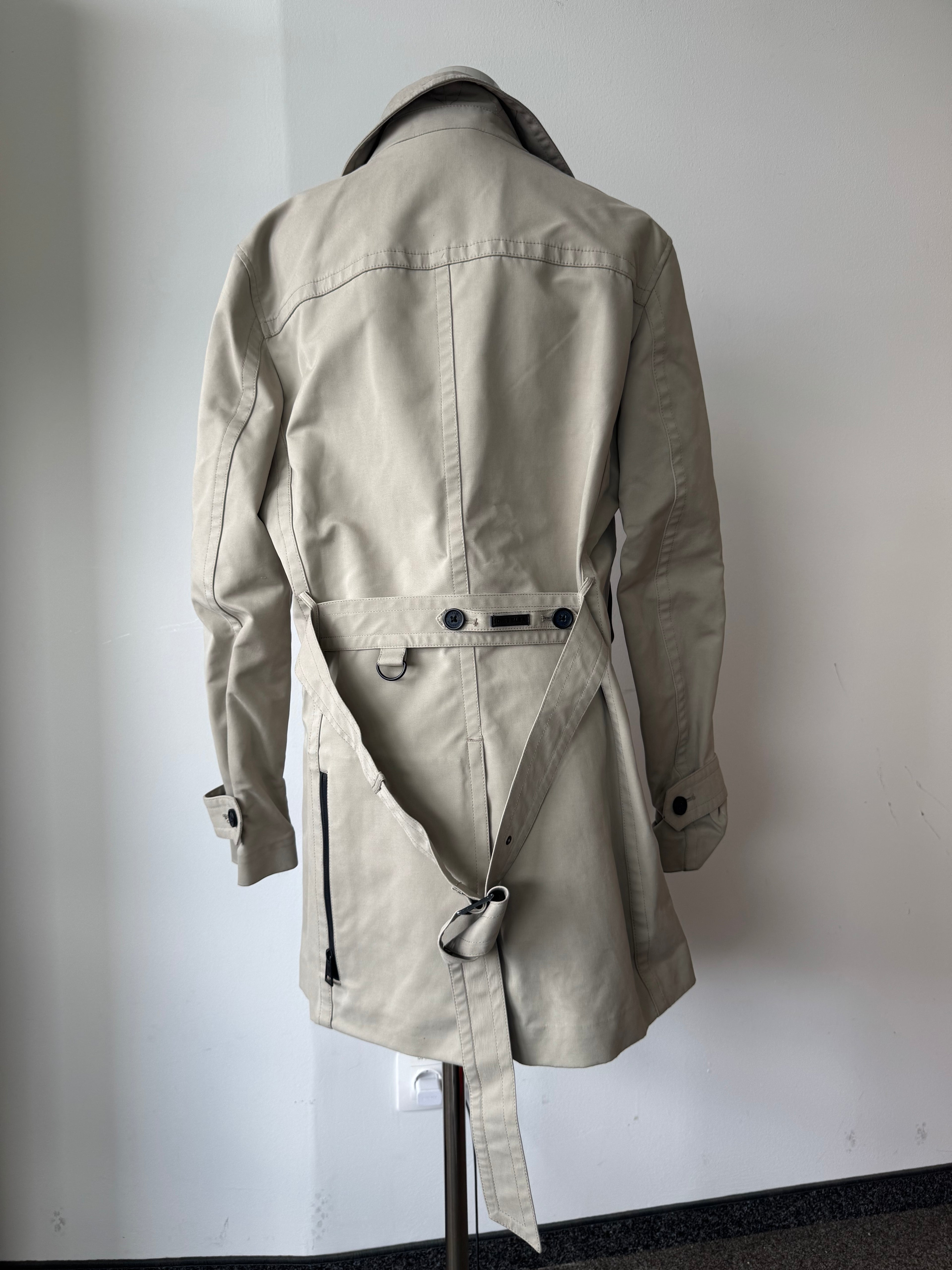 Idris Elba x IE The Director Trench Coat Beige Medium Very Good