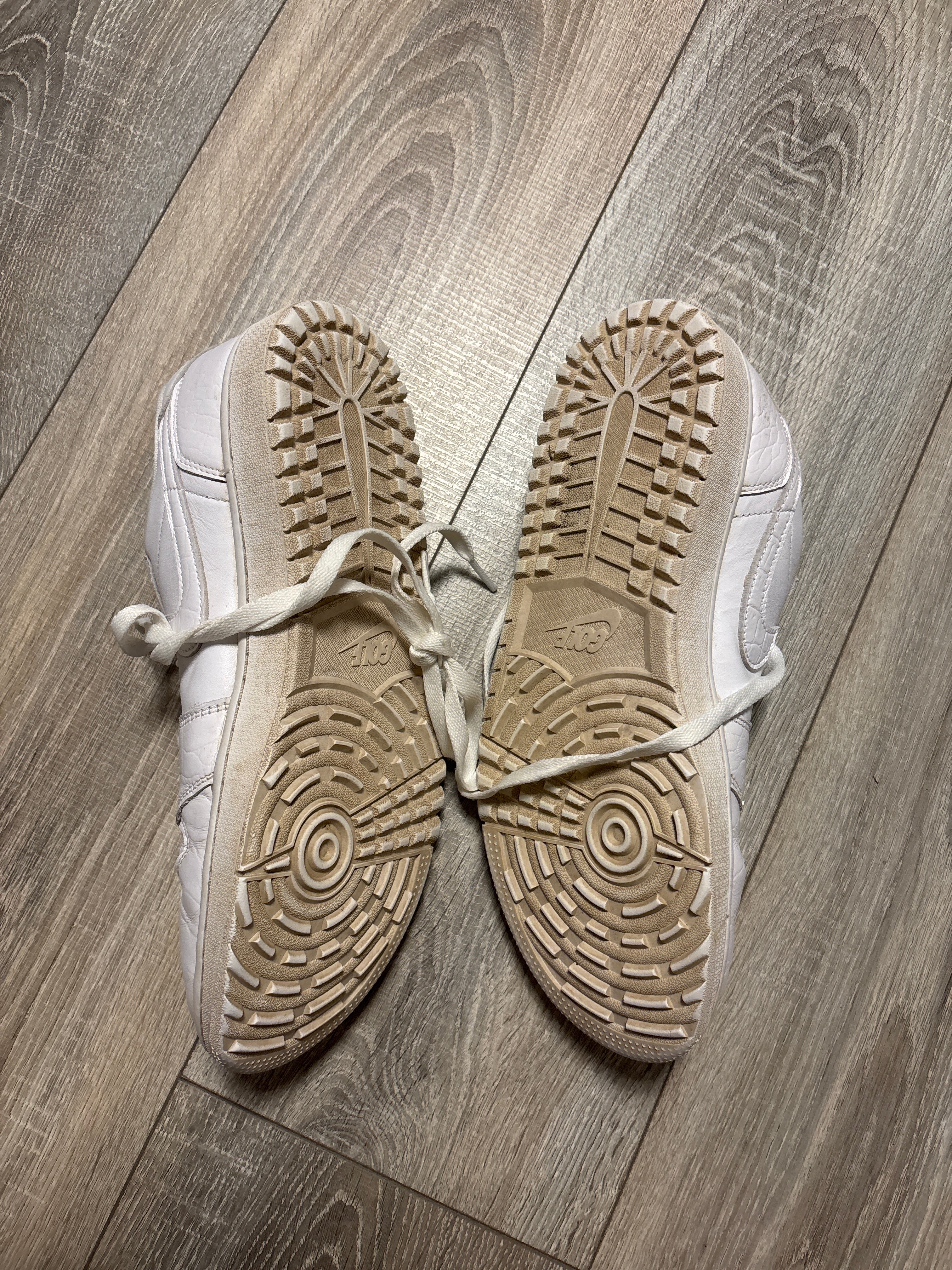 Nike Air Jordan 1 Low G 'Triple White' EU 44,5 Weiß Golf Sneaker Guter Zustand