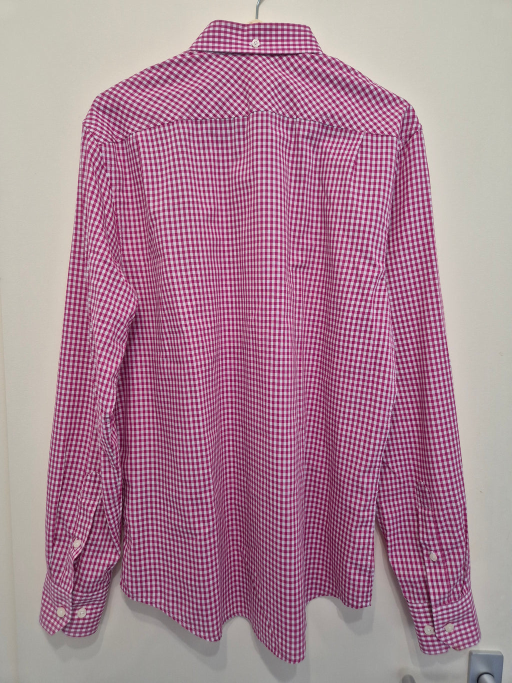 Ben Sherman Gingham Hemd – Rot/Weiß, Größe M, Sehr guter Zustand