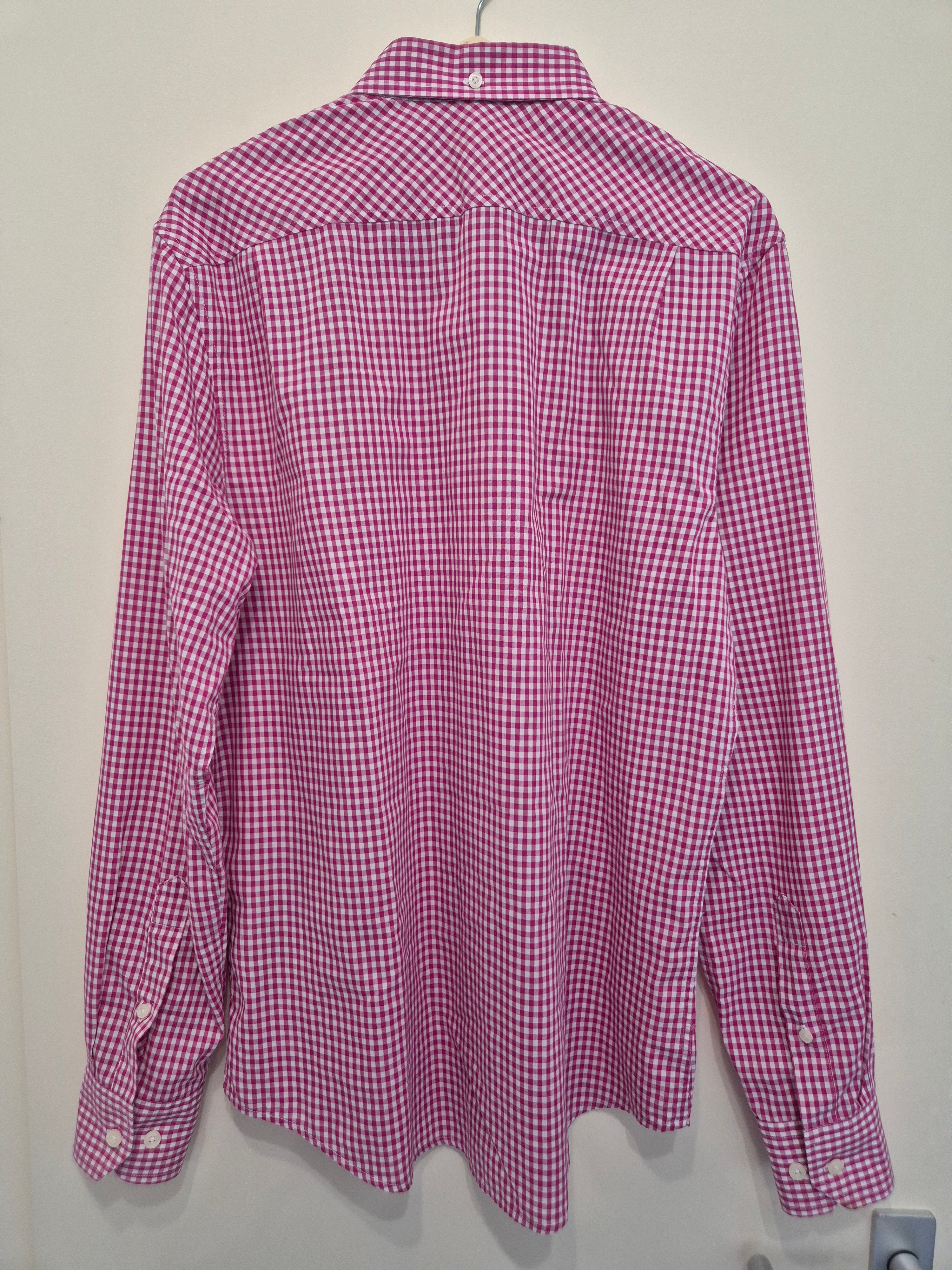 Ben Sherman Gingham Hemd – Rot/Weiß, Größe M, Sehr guter Zustand