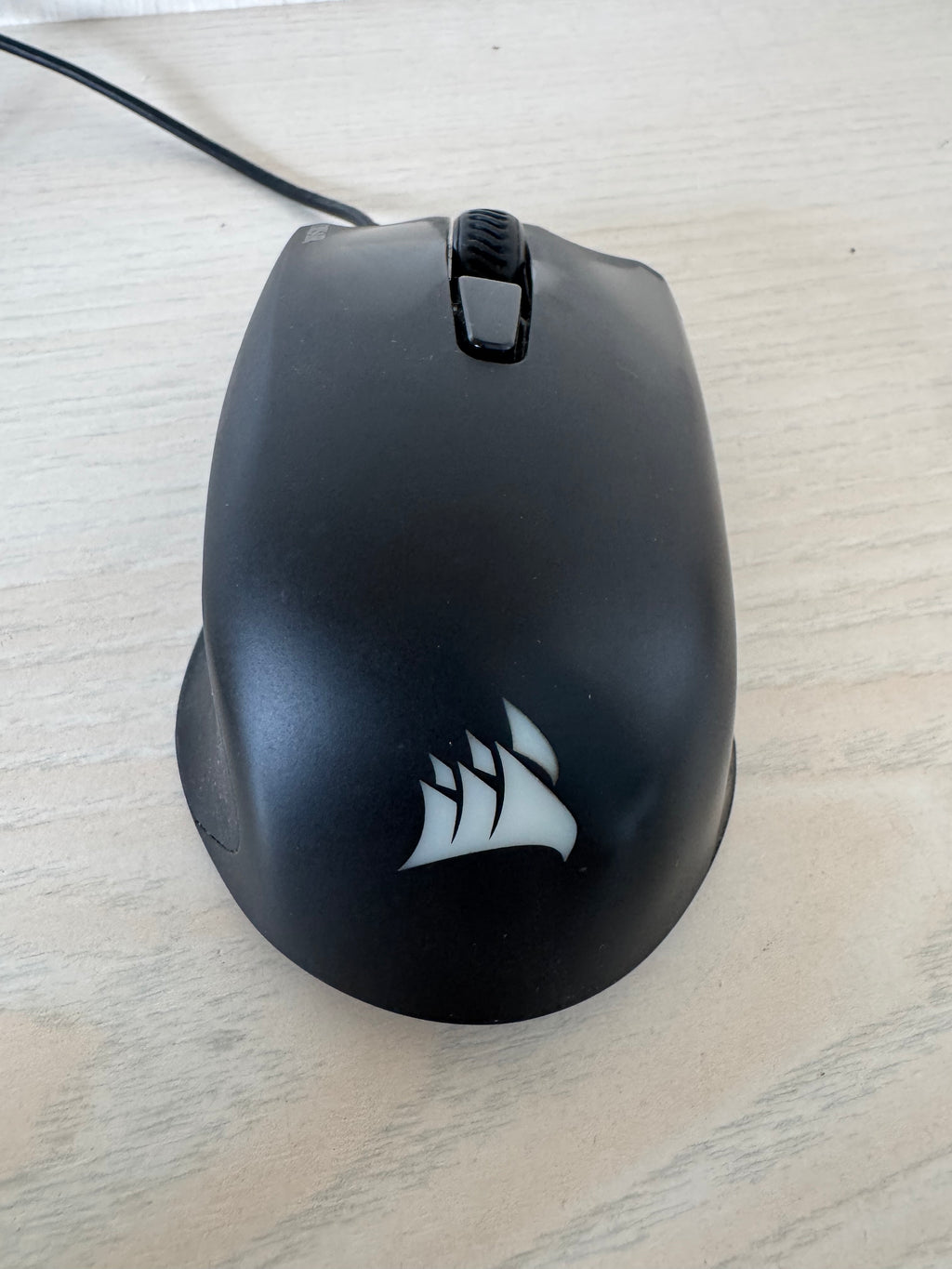 Corsair Harpoon RGB Wired Gaming Mouse CH-9301011-NA, 6000 DPI, Black, Used