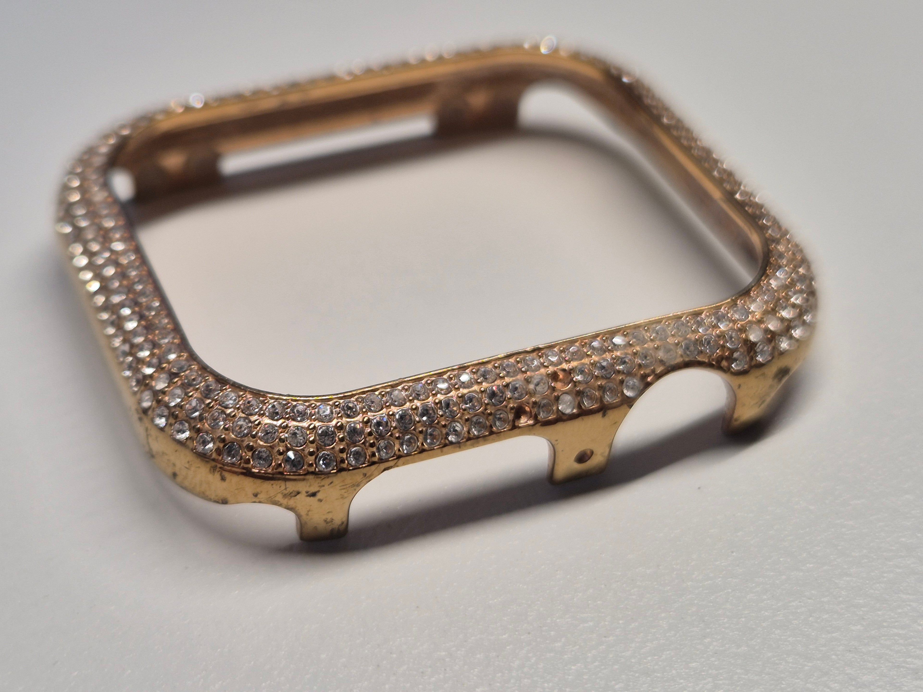 Swarovski Sparkling Case – Apple Watch 41 mm, Roségold, Gebraucht