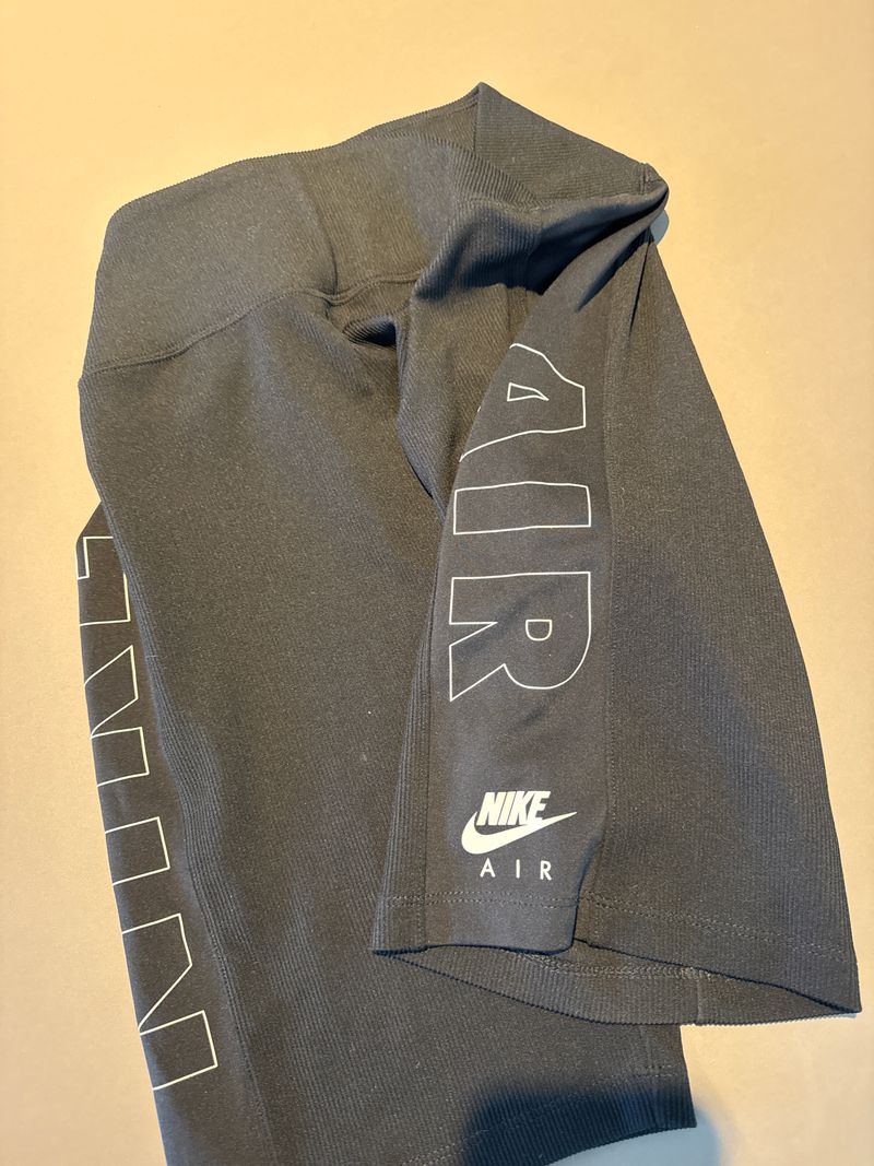 Nike Sportswear Air Ribbed Bike Shorts XS Black – Very Good Condition